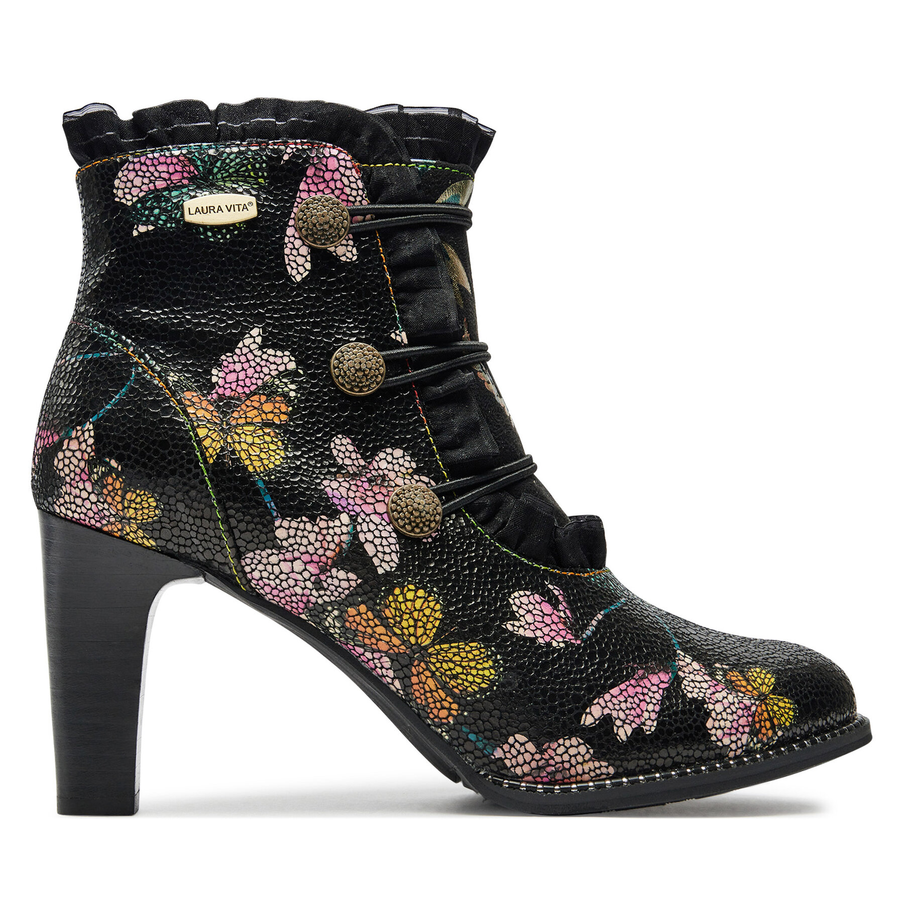 Botines Laura Vita Alcbaneo 2302 Rosa