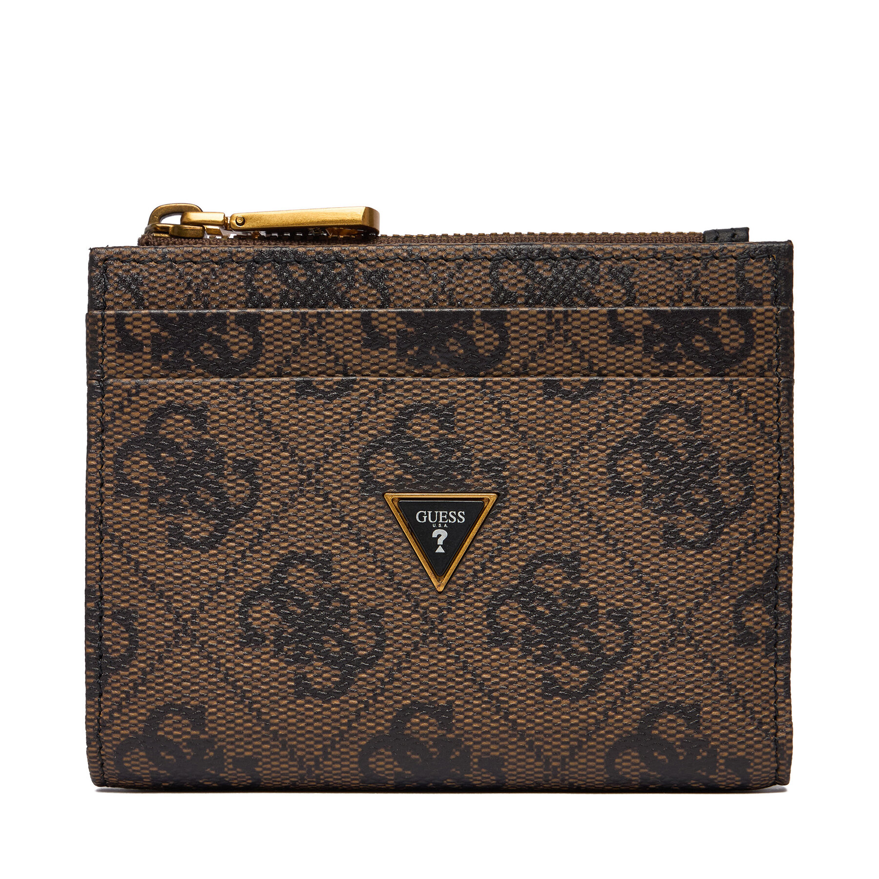 Портфейл Guess SMMALO LEA03 Кафяв