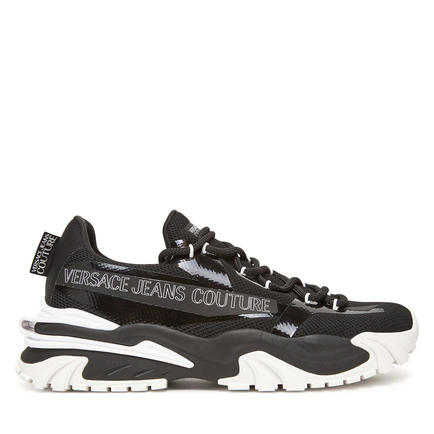Sneakersy Versace Jeans Couture 78YA3SI8 Černá