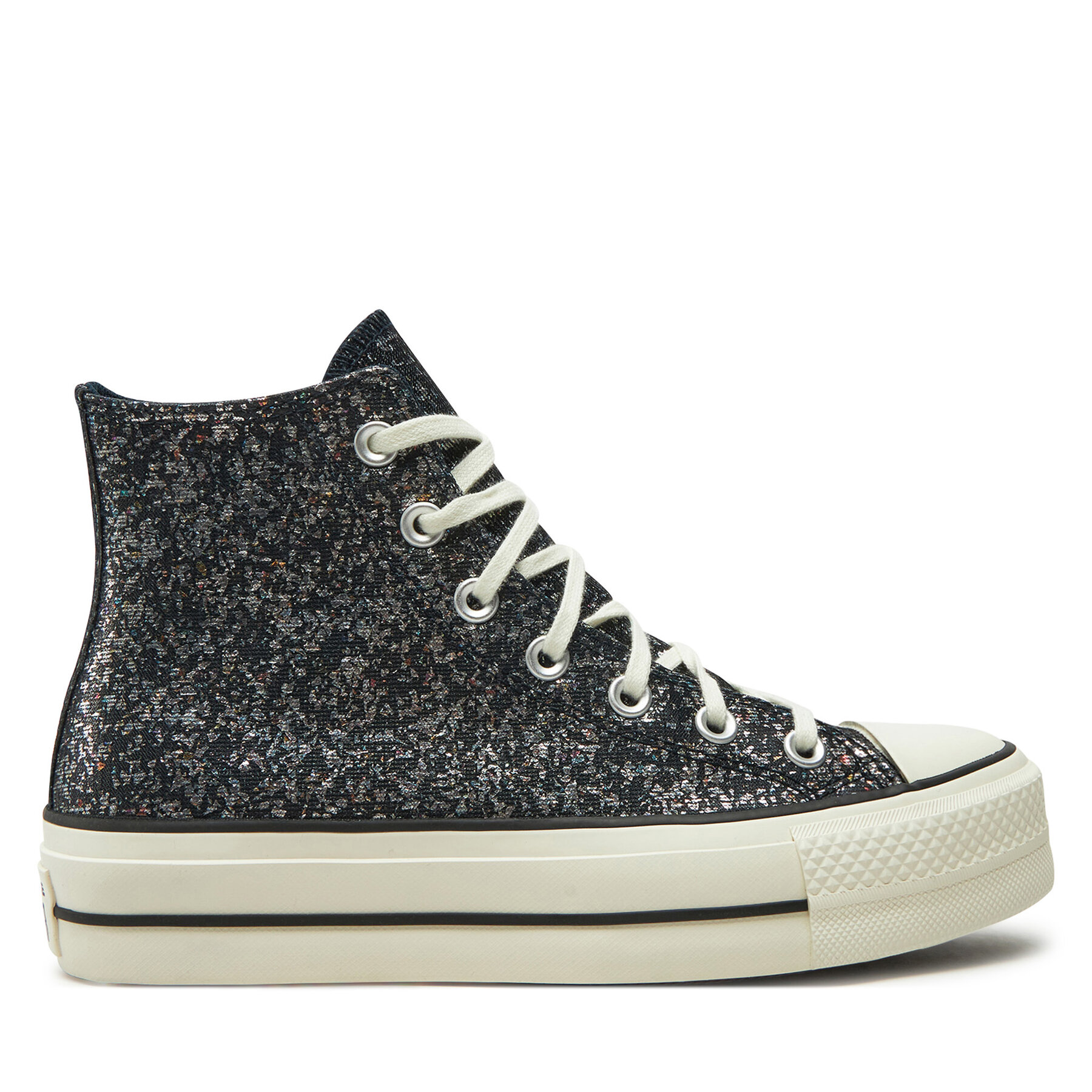 Кецове Converse Chuck Taylor All Star Lift Platform Glitter A09551C 401 Черен