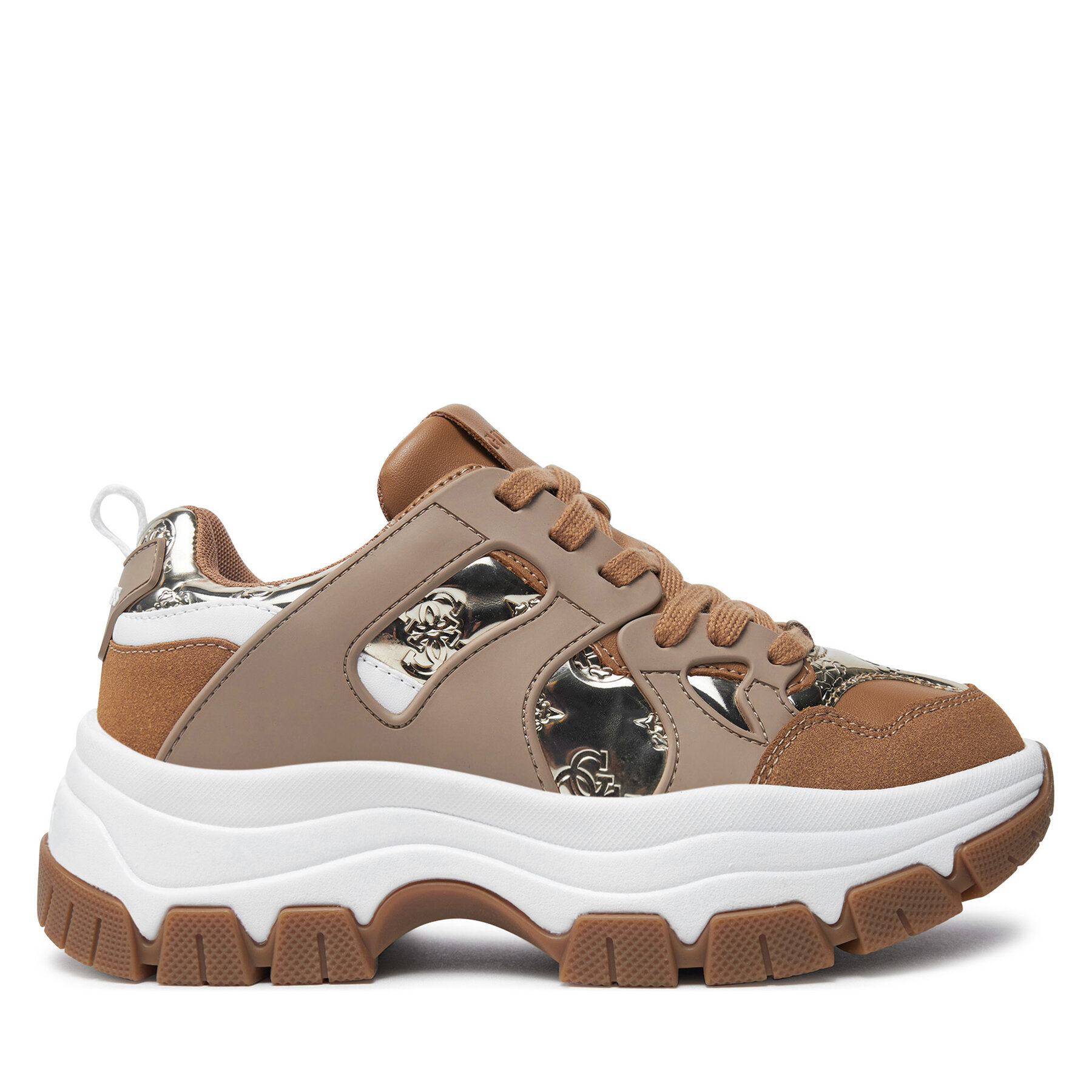 Dámske Sneakersy Guess, Rozmer: 35, Hnedá, Brayjen2 FLFBRA FAL12