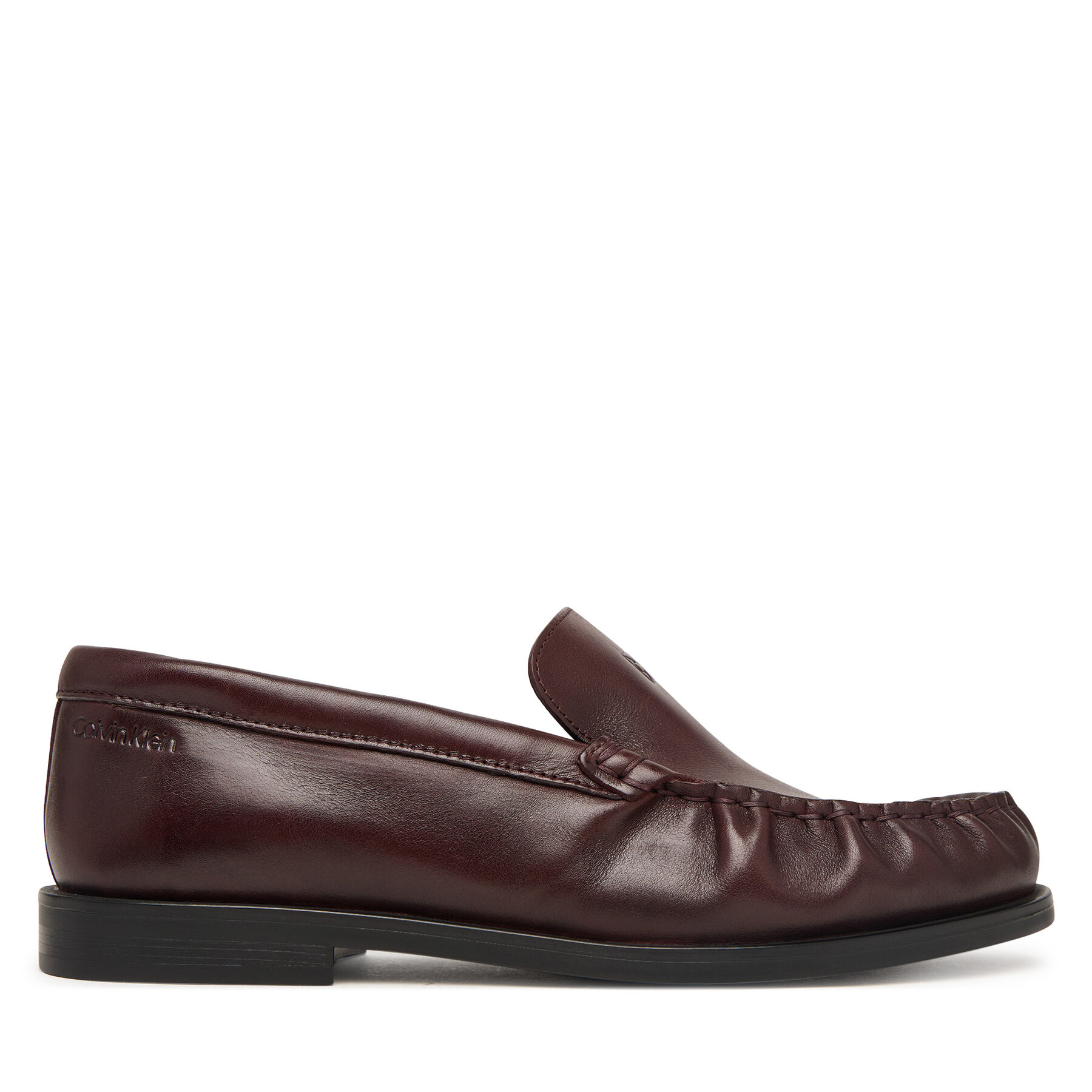 Mokasini Calvin Klein Round Essential Loafer Lth HW0HW03195 Rjava