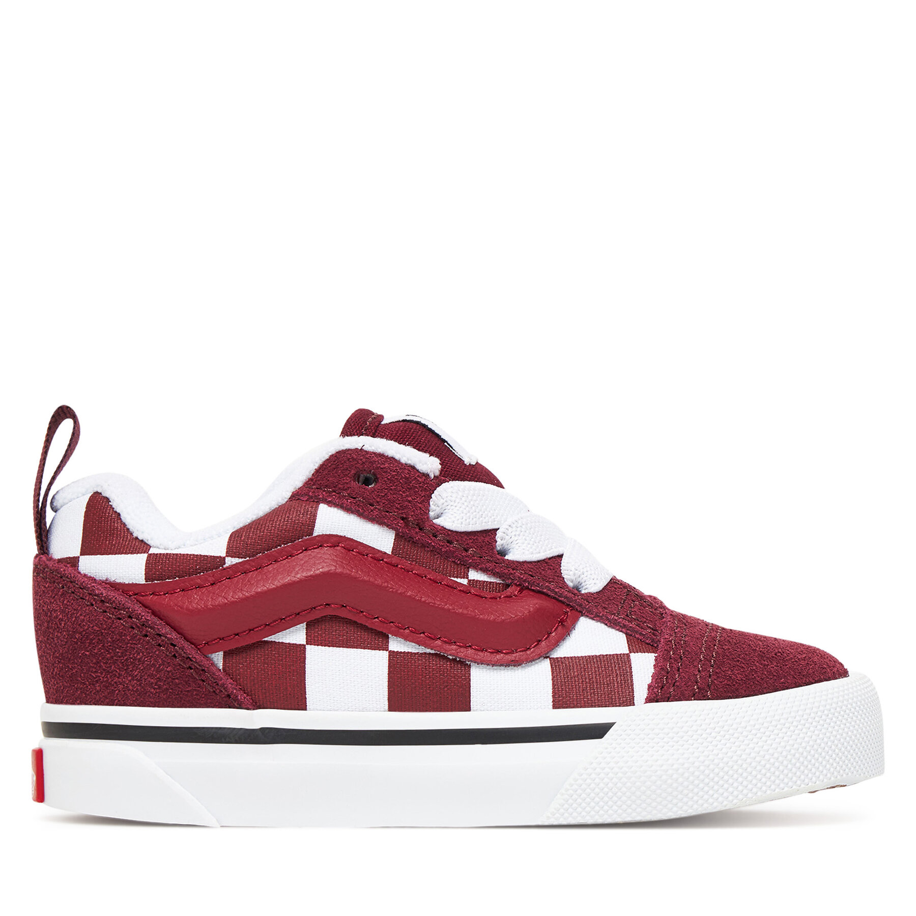Sneakersy Vans Knu Skool Elastic Lace VN000D0KBRD1 Bordová