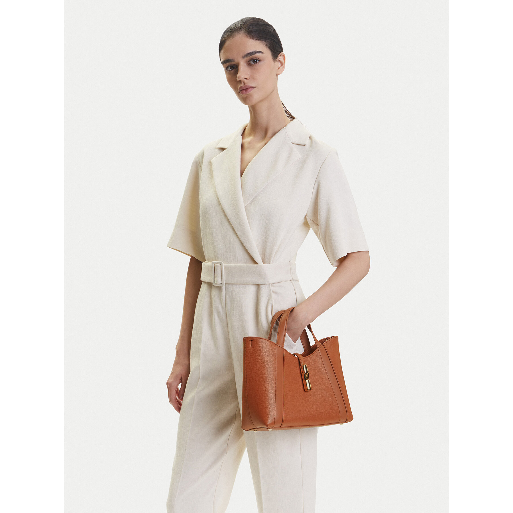 Ročna torba Furla Goccia S WB01789 BX3353 KH RY000 Rjava
