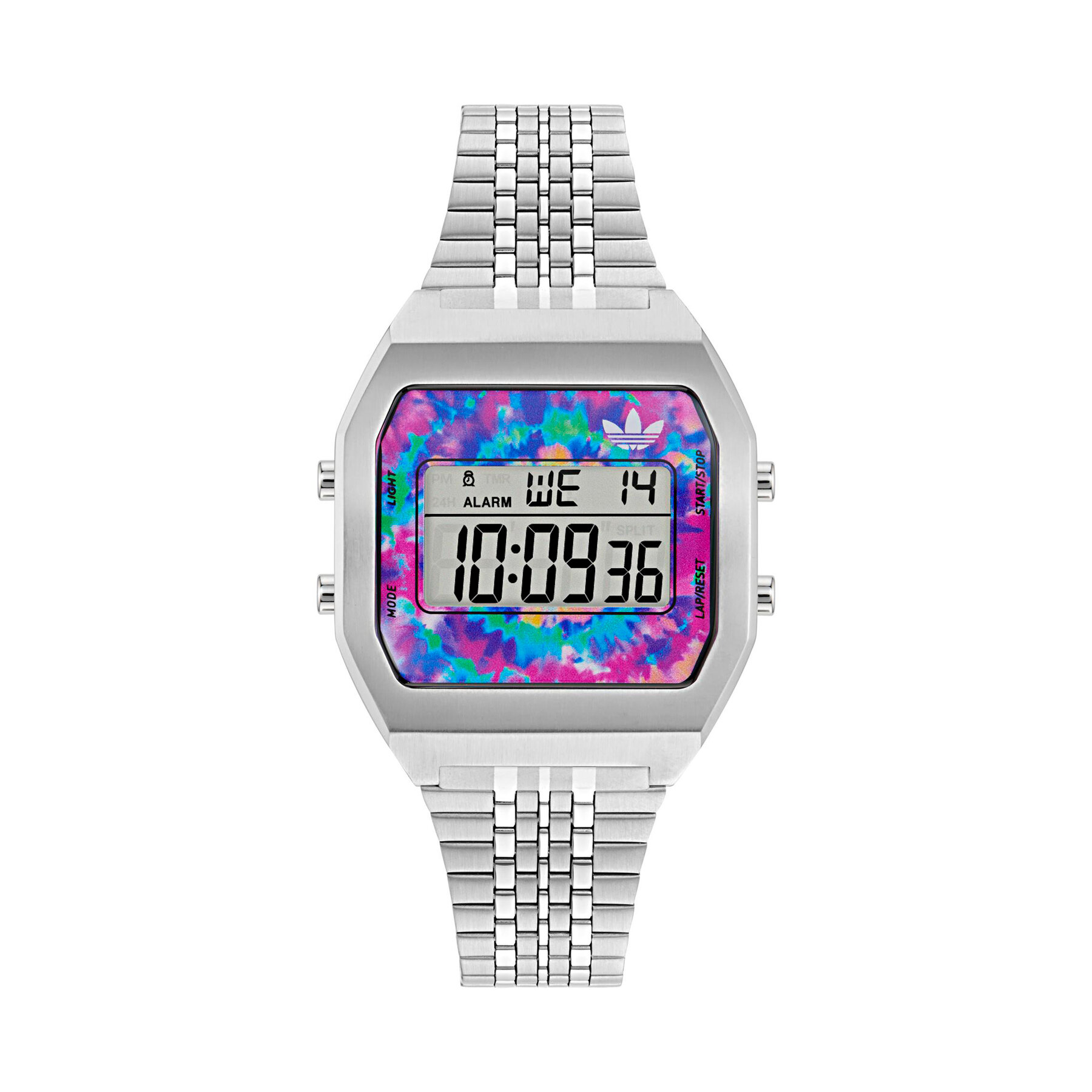 Hodinky adidas Digital Two AOST24557 Strieborná