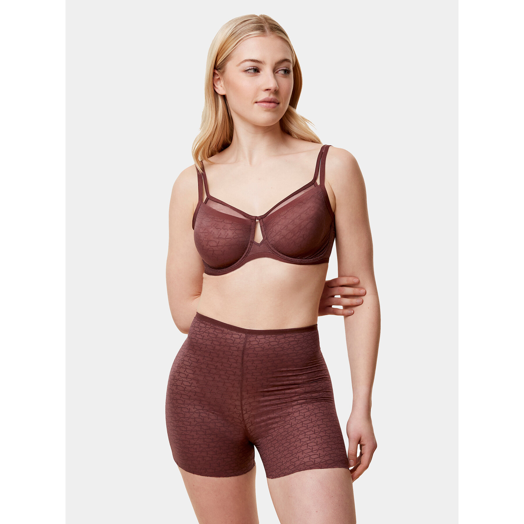 Triumph Triumph Σουτιέν με μπανέλα Triumph Signature Sheer W01 EX 10215906 Καφέ