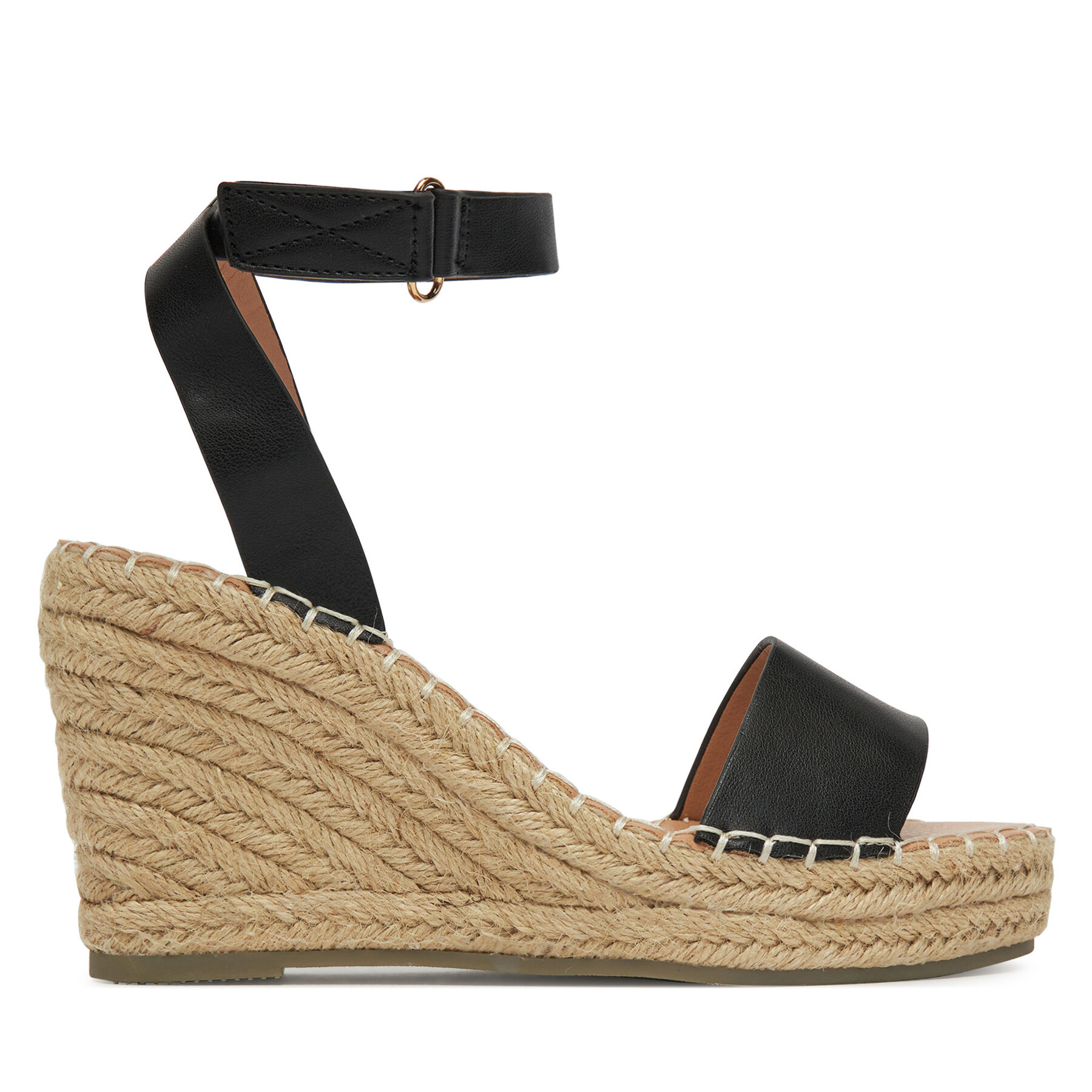 Espadrilky DeeZee JSZ2022-06 Čierna