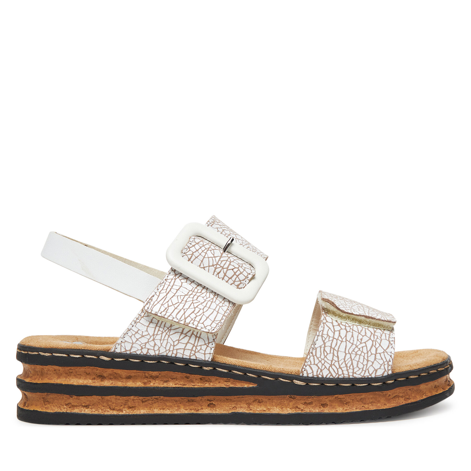 Sandale Rieker 62950-80 Alb
