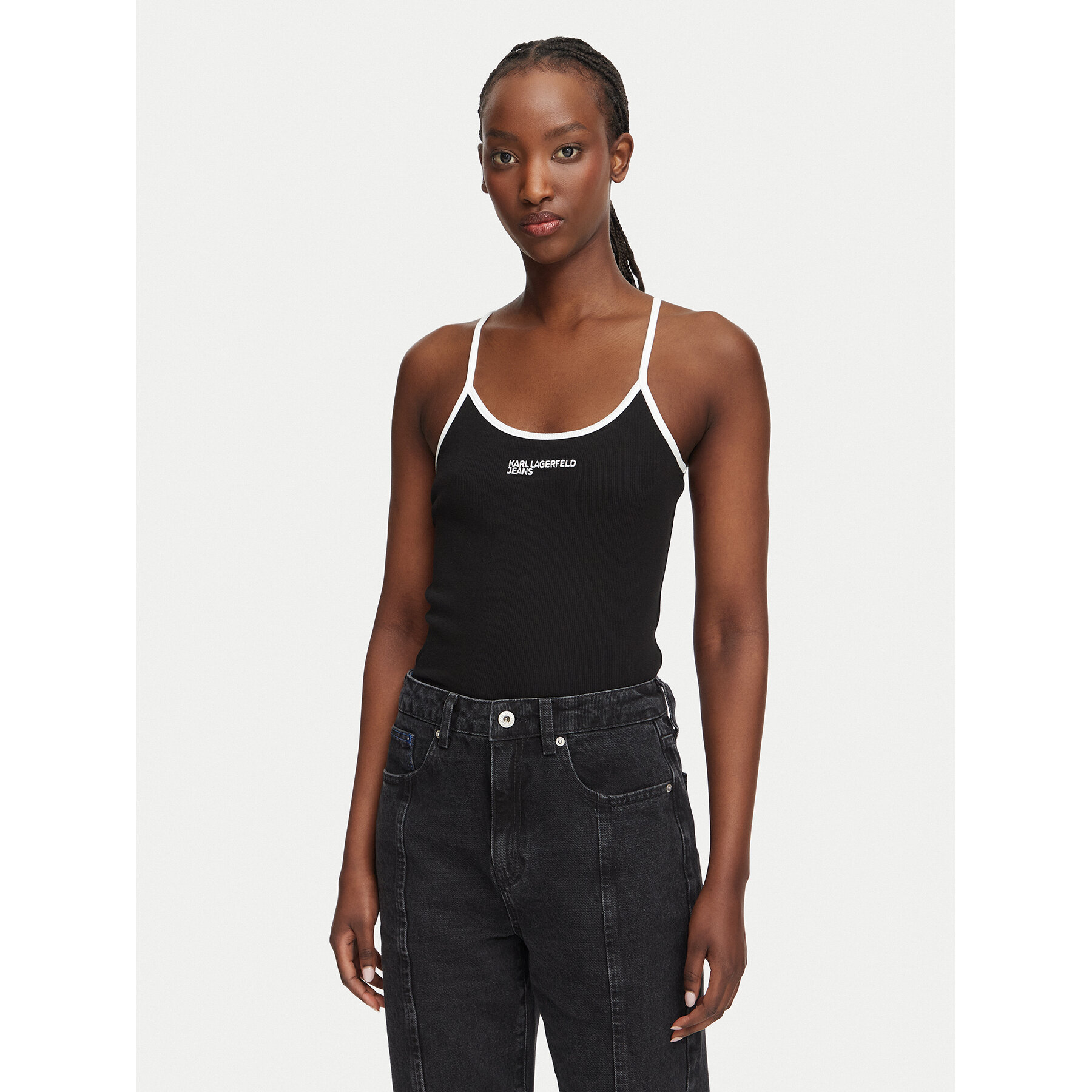 Karl Lagerfeld Jeans Body B3W17028 Schwarz