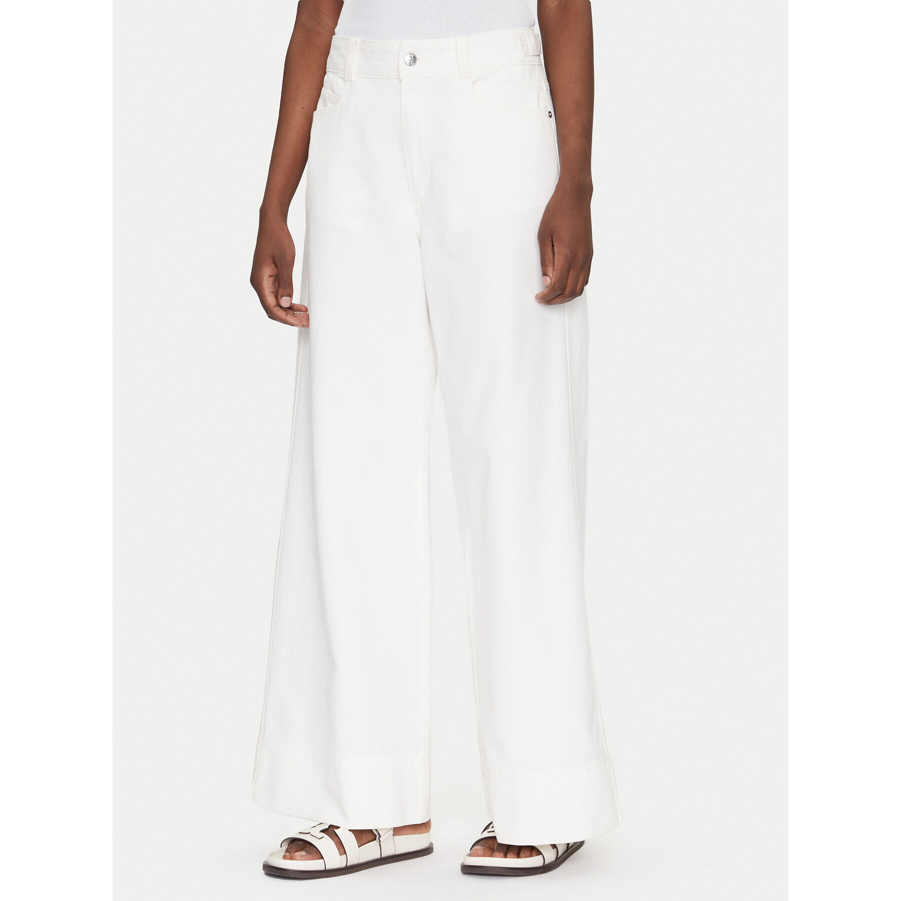 BOSS Jeans Talashea 50537020 Écru Wide Leg