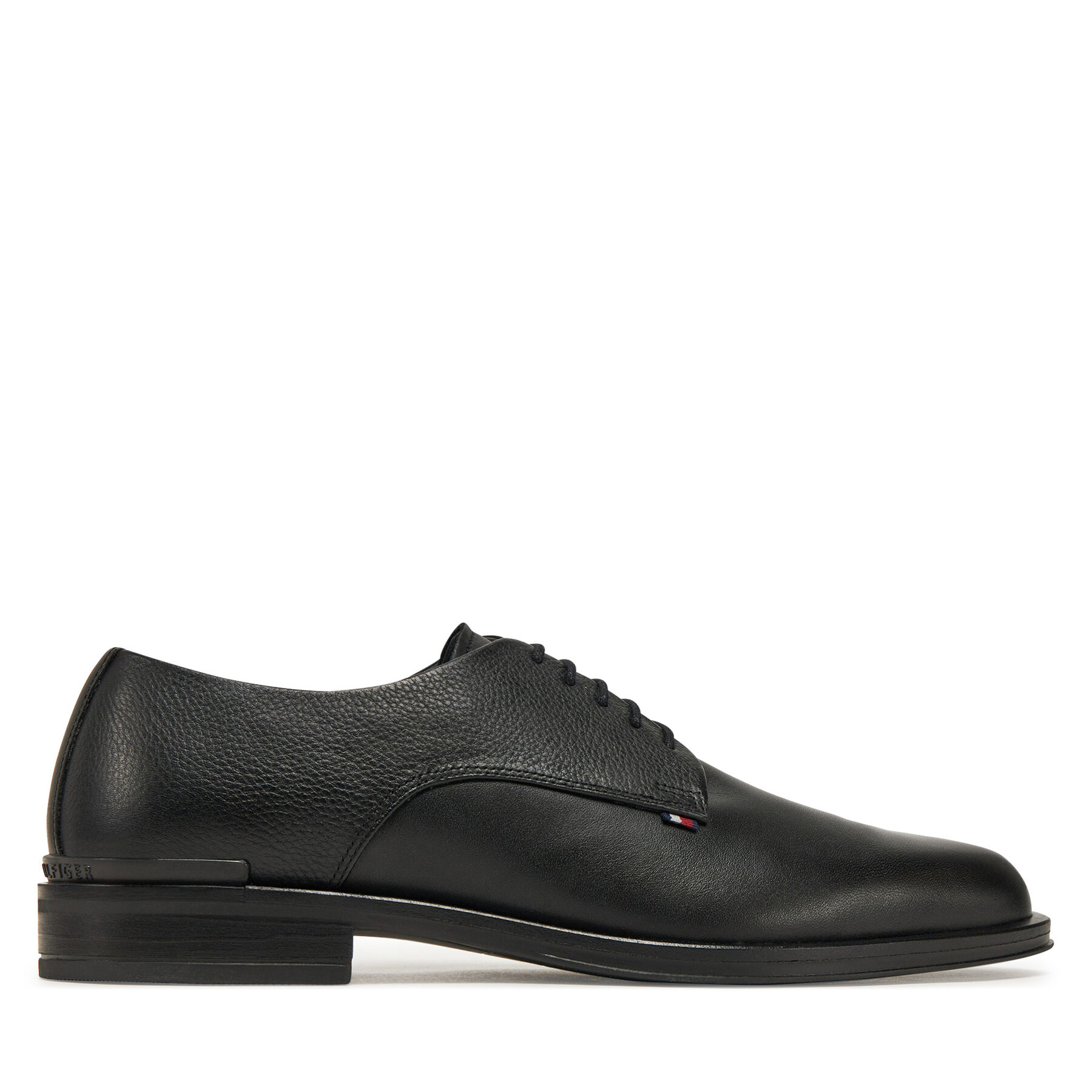  Félcipő Tommy Hilfiger Core Hilfiger Leather Shoe FM0FM05375 Fekete akciós termékkép 1
