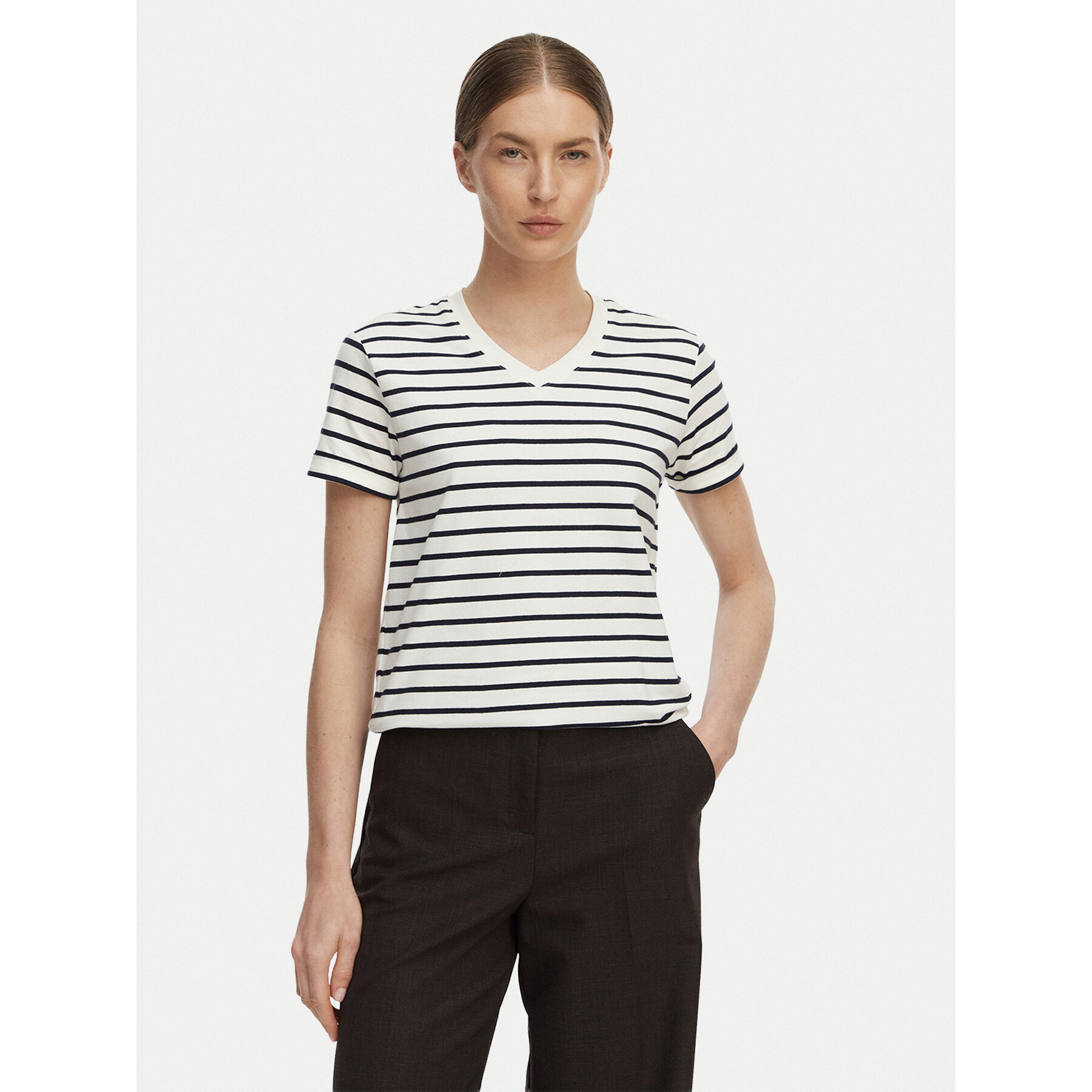 Beverly Hills Polo Club T-Shirt W126-BHLTS-1029-19S Weiß Regular Fit
