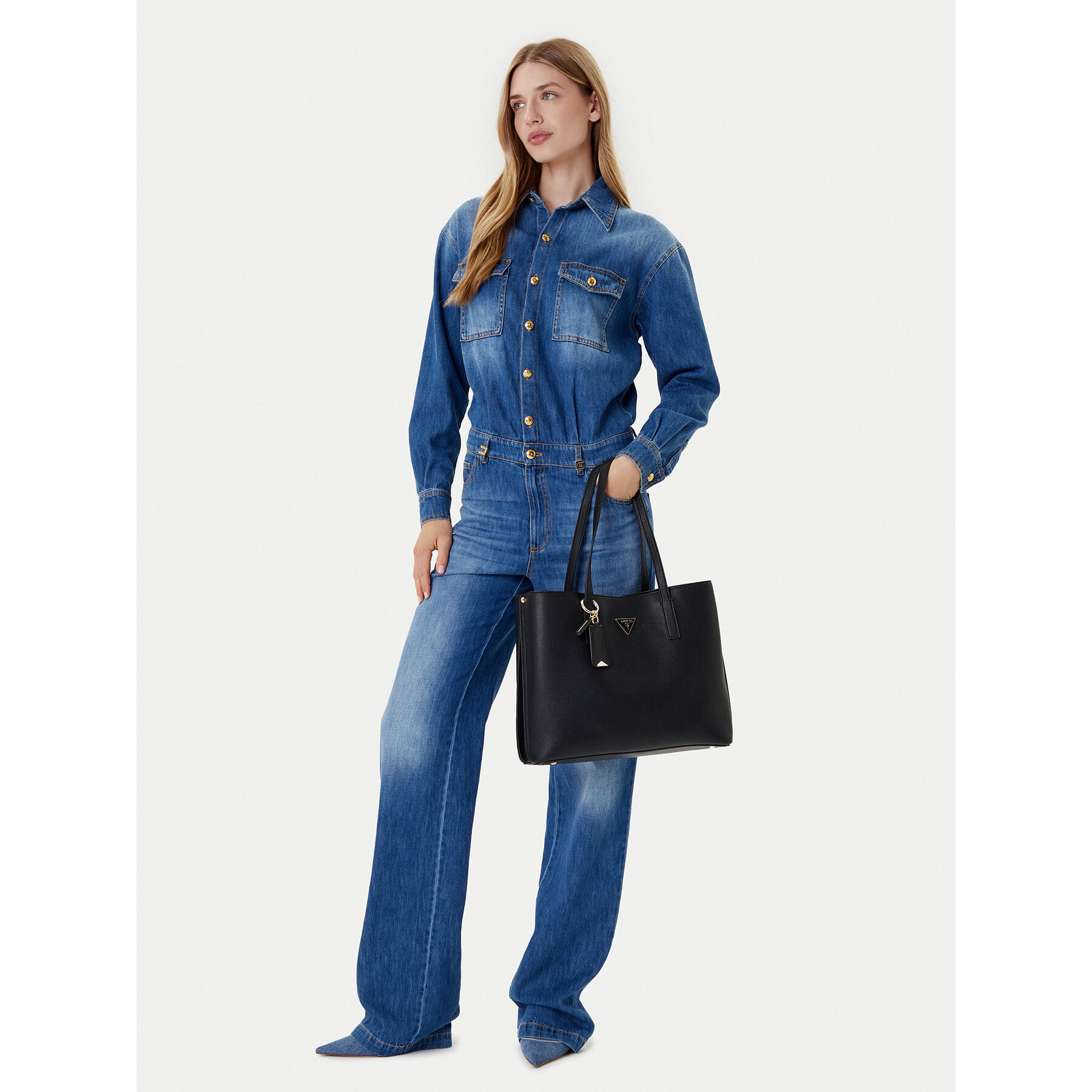 Дамска чанта Guess HWBG69 74230 Черен