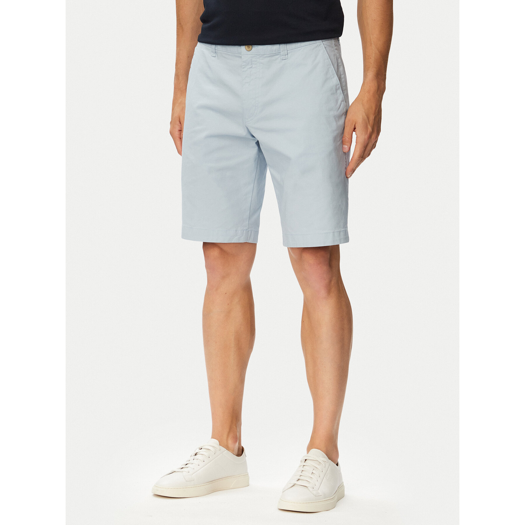 Bugatti Stoffshorts 4379-16441E Hellblau Regular Fit