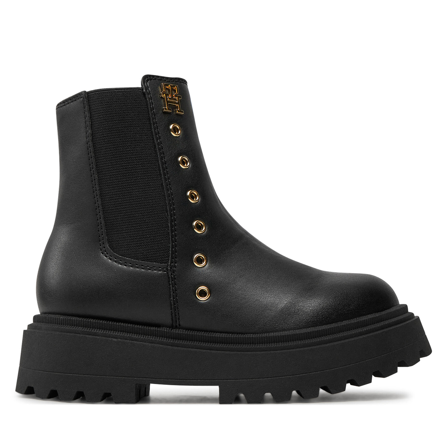 Polokozačky Tommy Hilfiger Chelsea Boot T3A5-33578-1351 M Černá