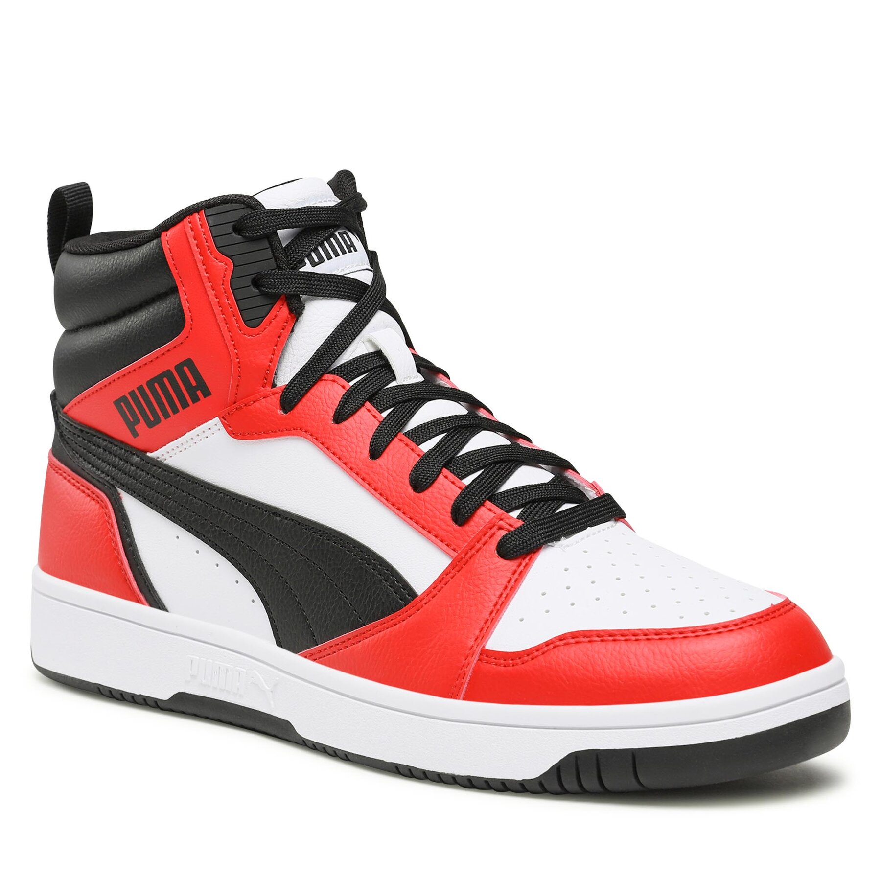 04 392326 Istoric Puma | v6 Black-For Puma All (4099683259863) Rebound Red White-Puma Sneakers Time Preturi