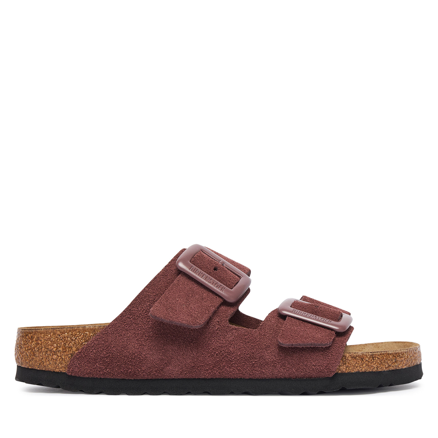 Šľapky Birkenstock Arizona Cushion Buckle 1033103 Tmavo ružová