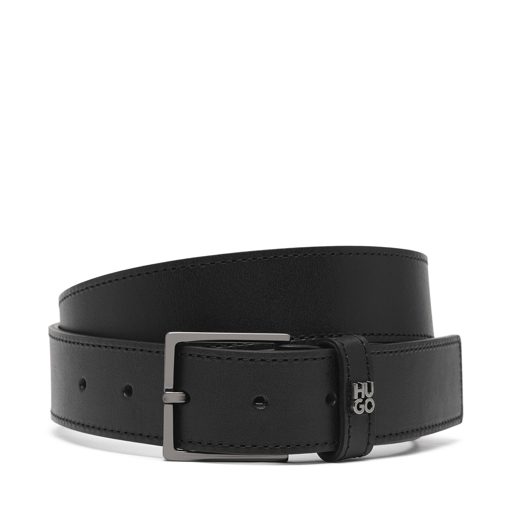 Cintura da uomo HUGO 50537026 Nero, Taglia 90, taglia : 90