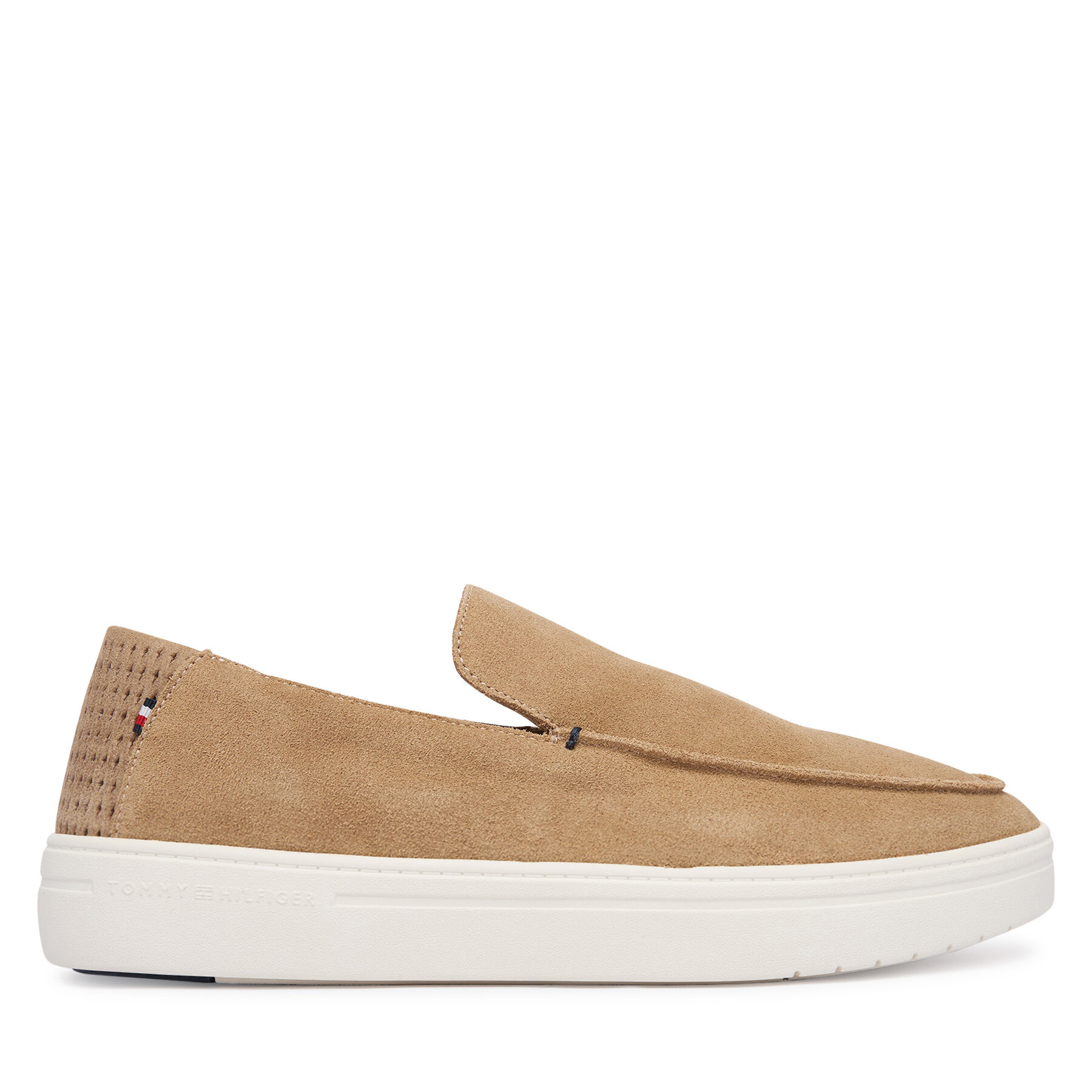 Loaferke Tommy Hilfiger Modern Light Suede Loafer FM0FM05924 Svetlo rjava