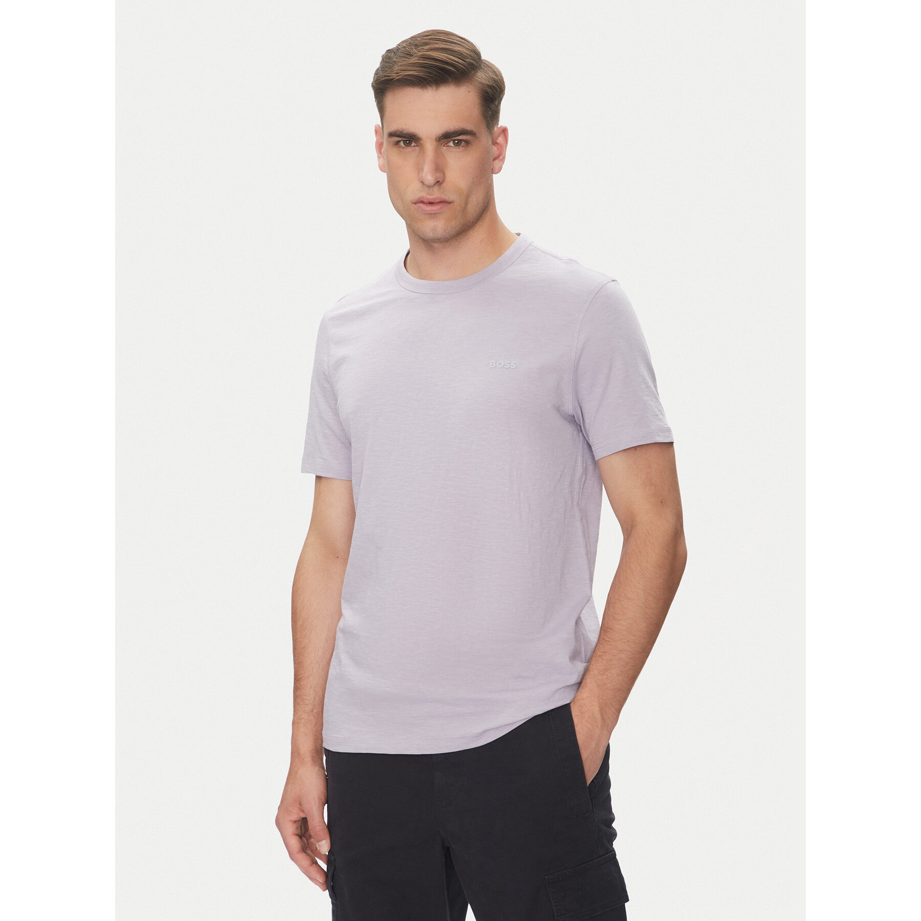 BOSS Póló Tegood 50508243 Lila Regular Fit