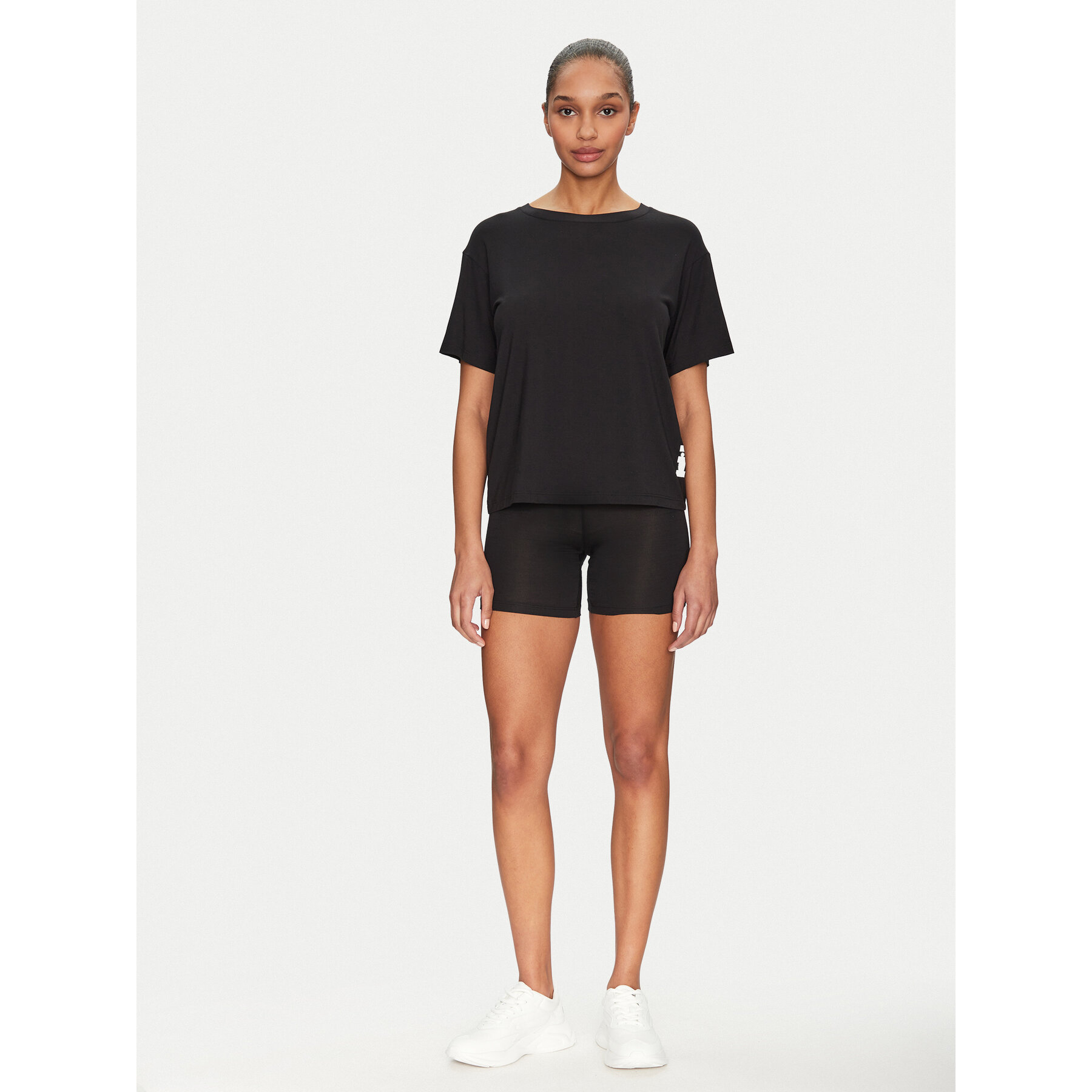 HUGO Pizsama Unite 50531626 Fekete Relaxed Fit