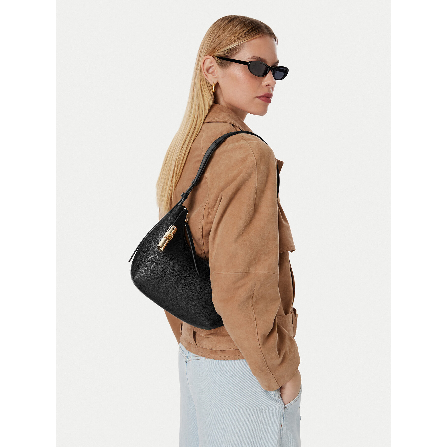 Kabelka Furla Goccia S WB01500 BX3353 CN O6000 Čierna