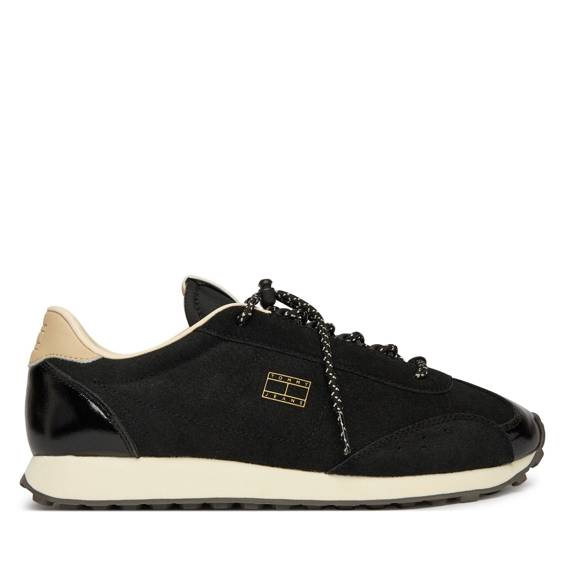 Сникърси Tommy Jeans Tjw Retro Archive Runner Suede EN0EN03125 Черен
