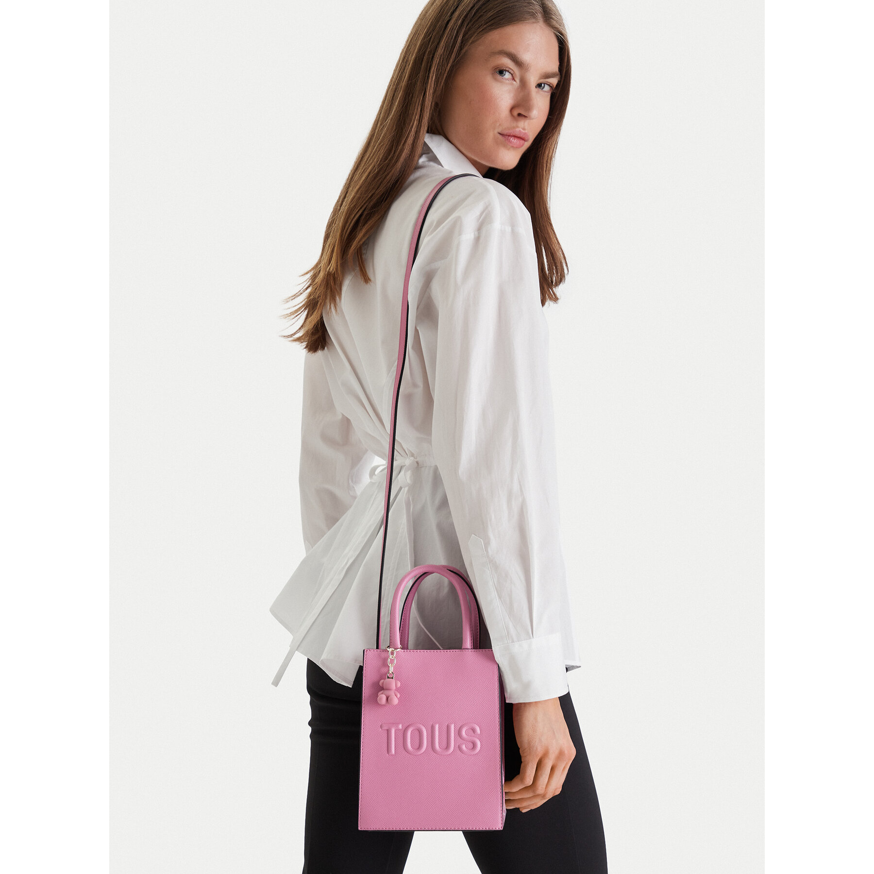 Táska TOUS MINI BOLSO POP TOUS BRENDA 2002105913 Rózsaszín