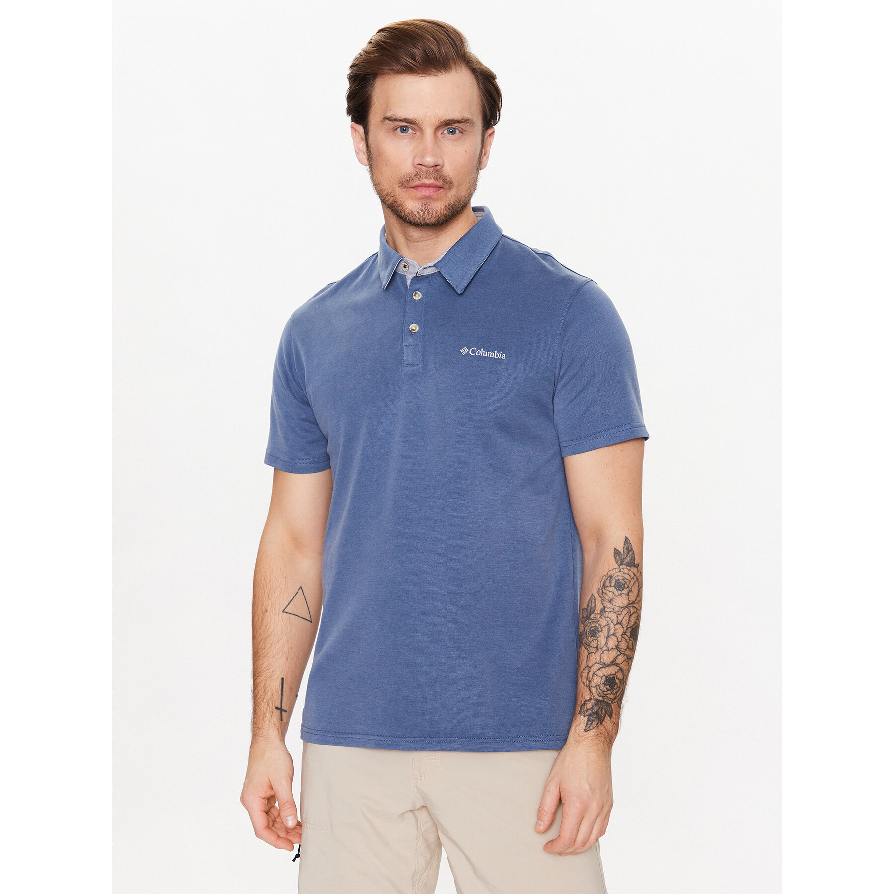 Columbia Pólóing Nelson Point 1772721 Kék Regular Fit