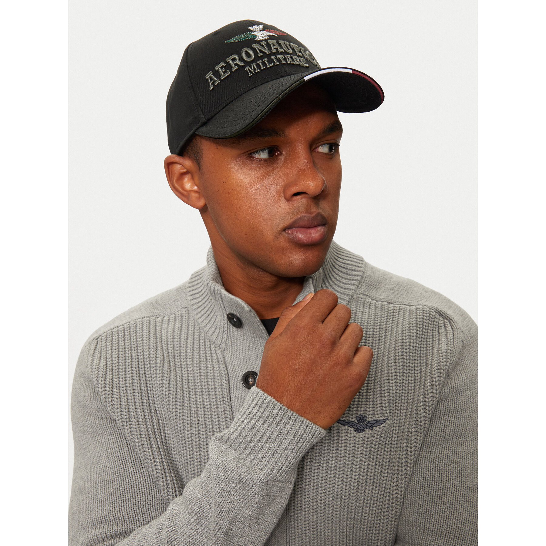 Gorra con visera Aeronautica Militare 242HA1136CT2261 Negro