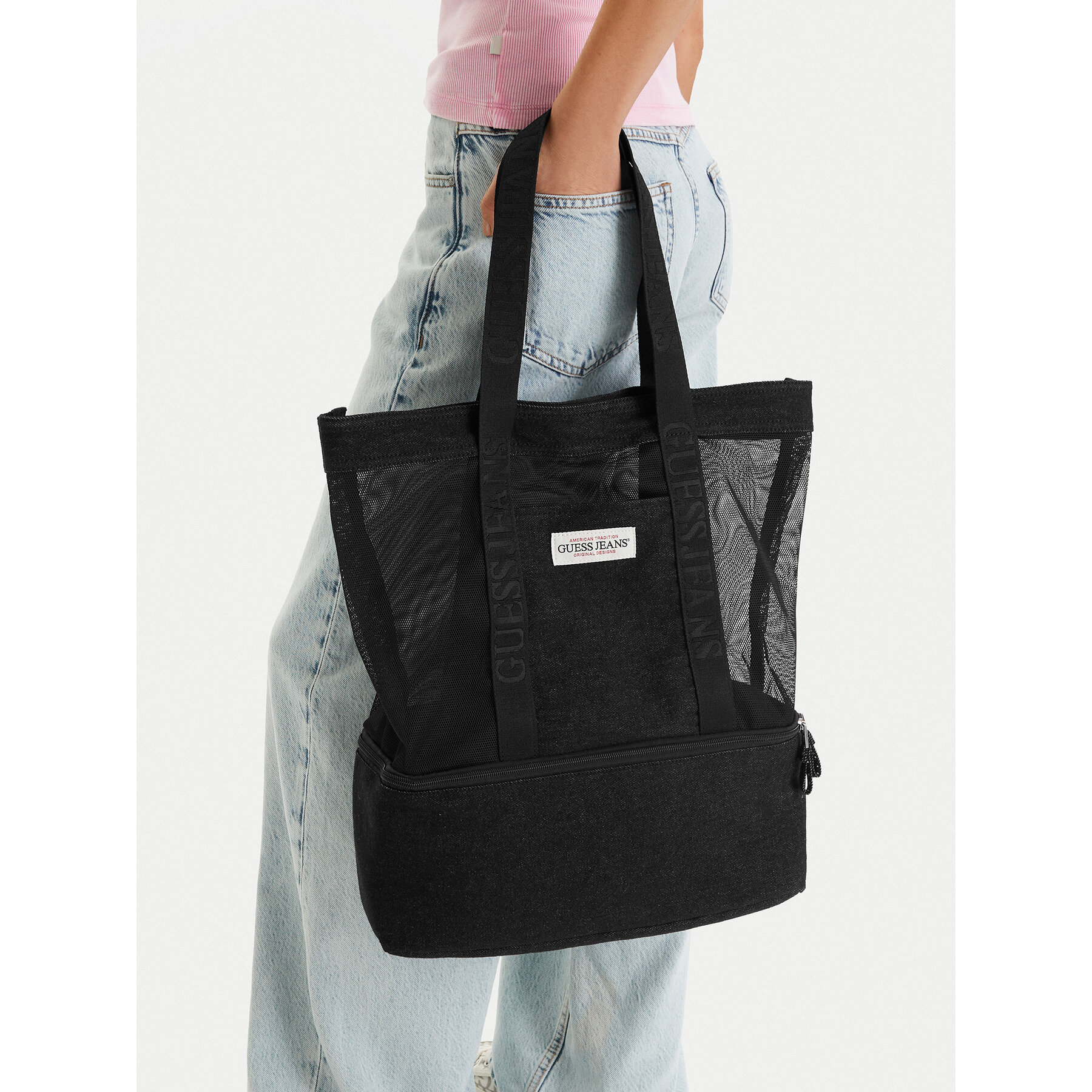 Geantă Guess Jeans CWBEO-GUESS-M-004-09 Negru