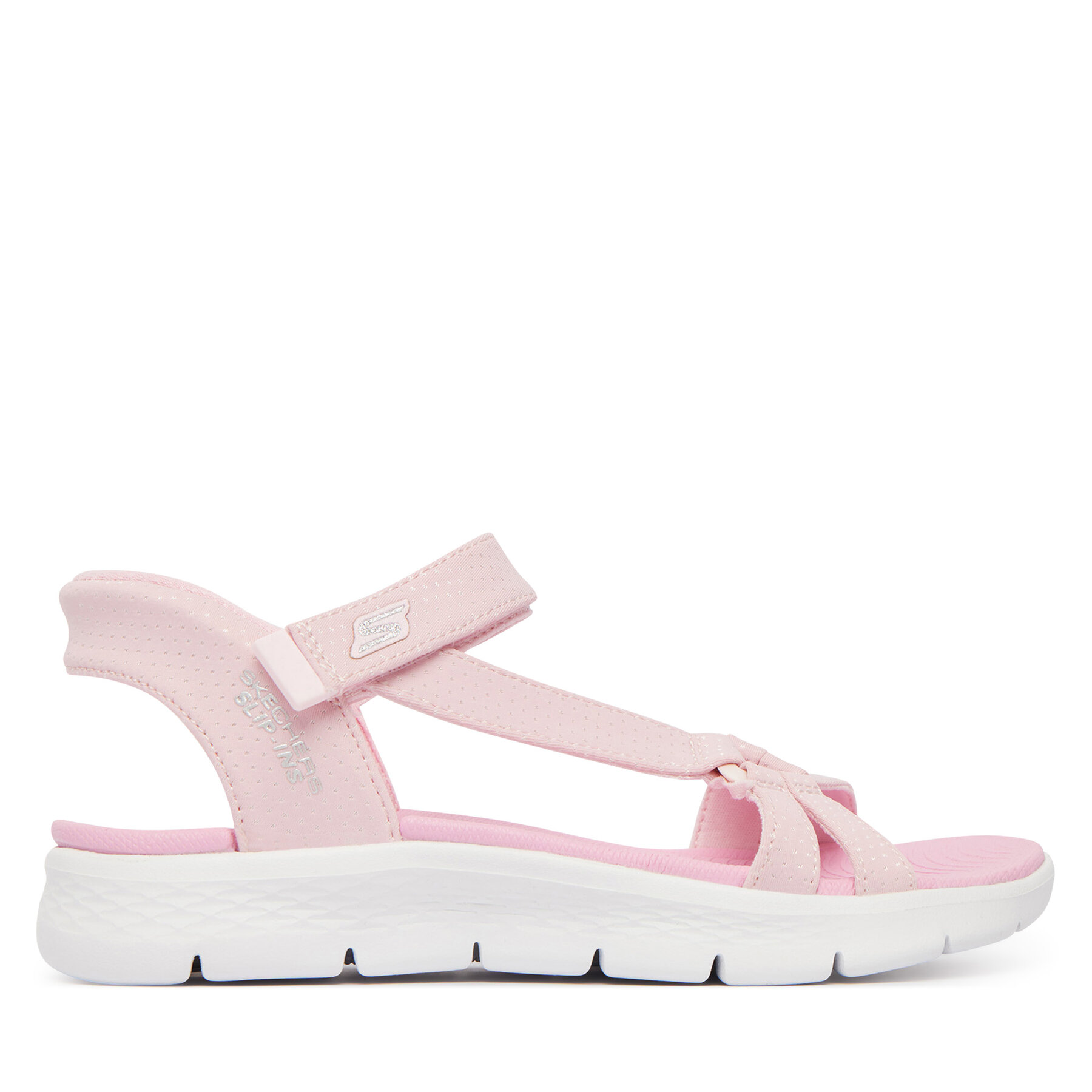Sandale Skechers Slip-Ins: Go Walk Flex Sandal - Lots Of Sol 303028L/LTPK Roz