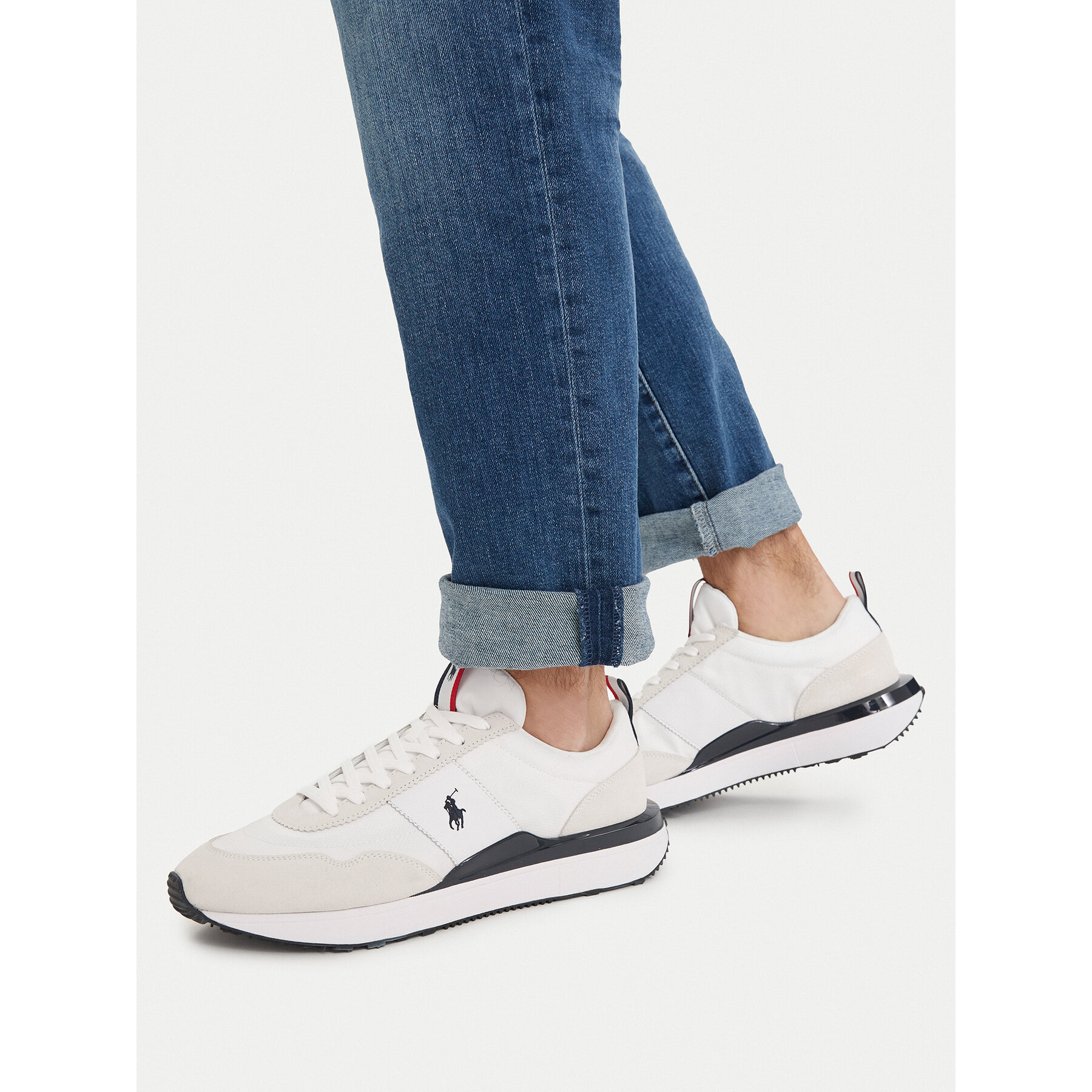 Sneakers Polo Ralph Lauren Train 89 Rib 809P01638001 Alb