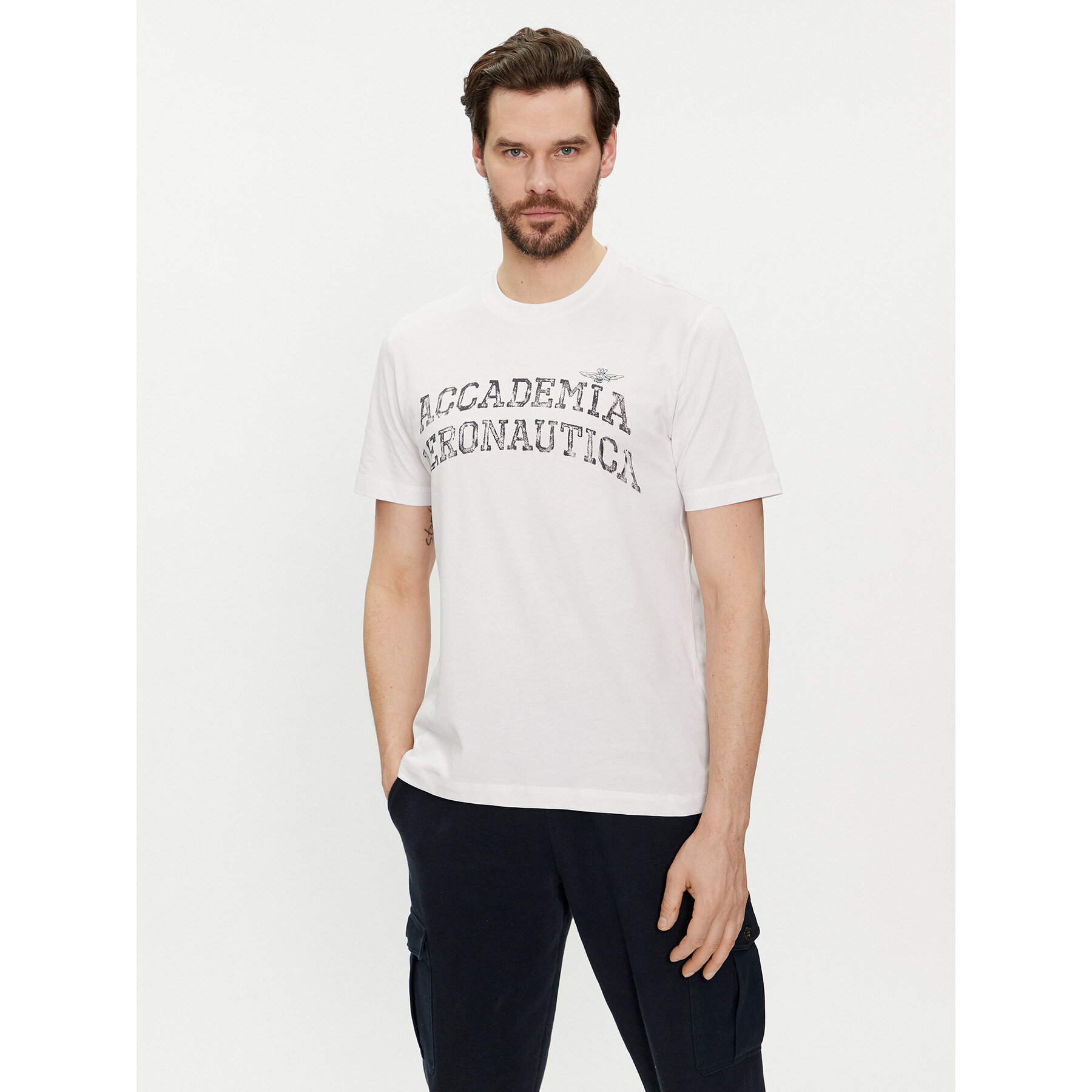 Aeronautica Militare T-shirt 241TS2203J629 Bianco Regular Fit