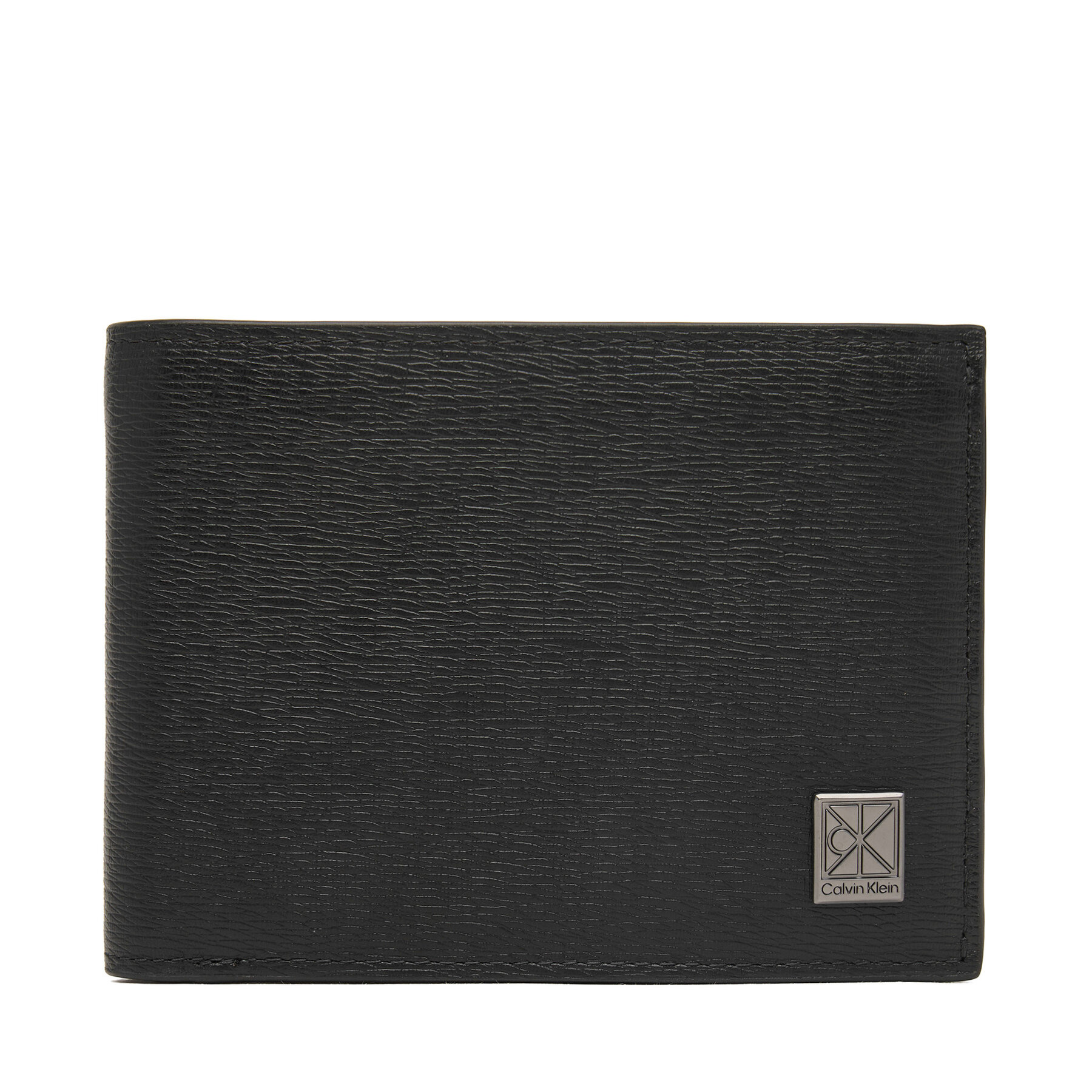 Portofel Calvin Klein Emblem Hw Trifold W/ Coin LV04D1283G Negru