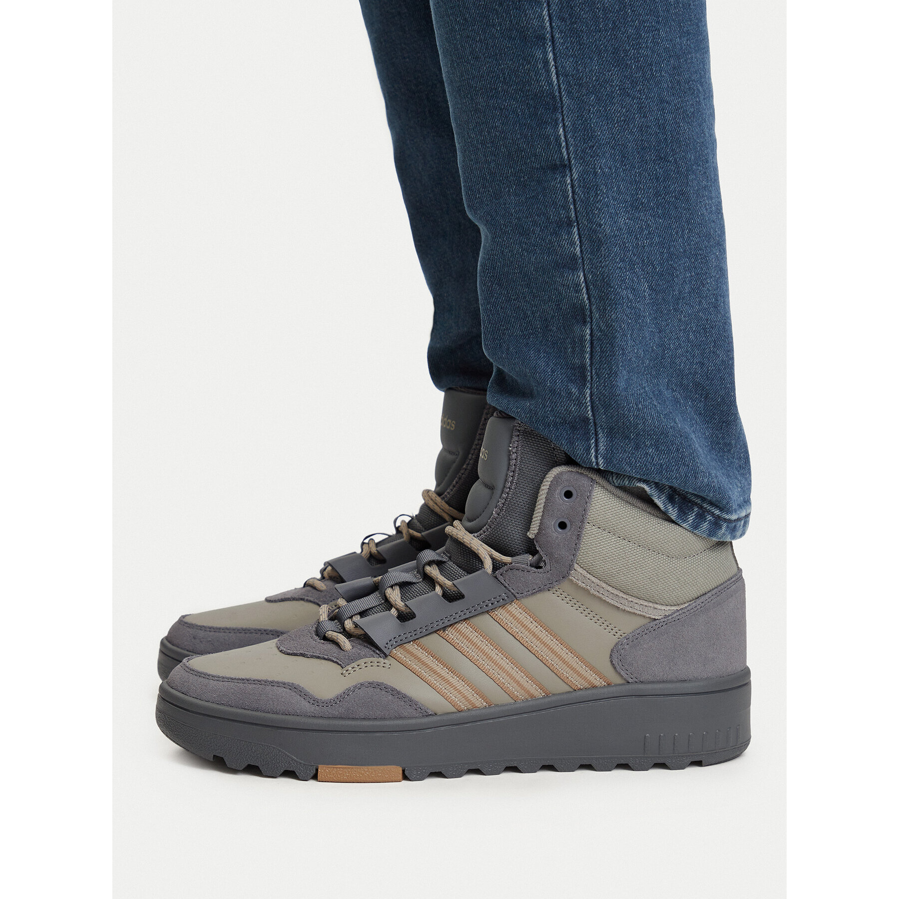 Sneakersy adidas Hoops 4.0 Mid Shoes KI6379 Zelená