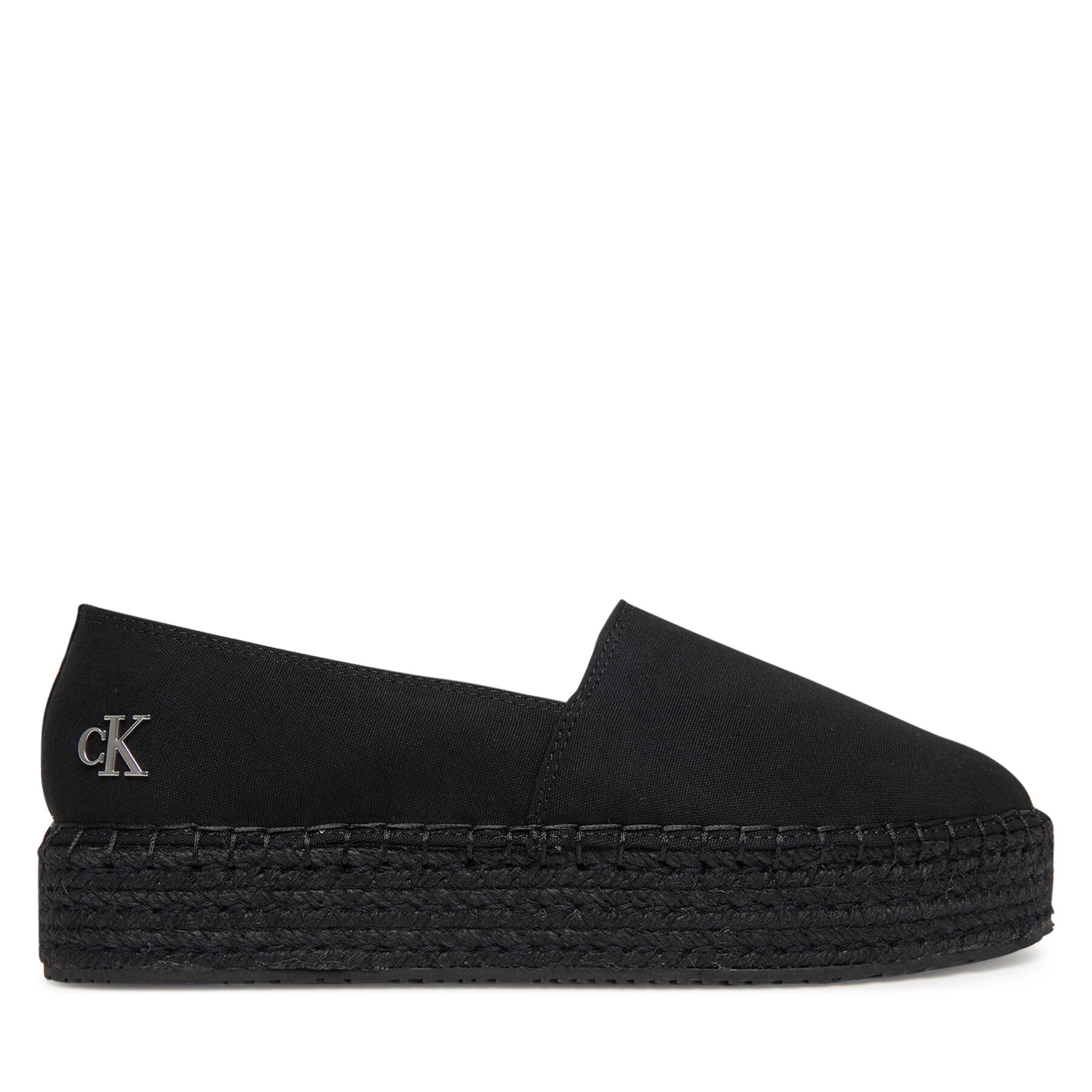 Női Espadrilles Calvin Klein Jeans, Méret: 38, Fekete, Flatform Esdparille Mg/Hdw YW0YW01737