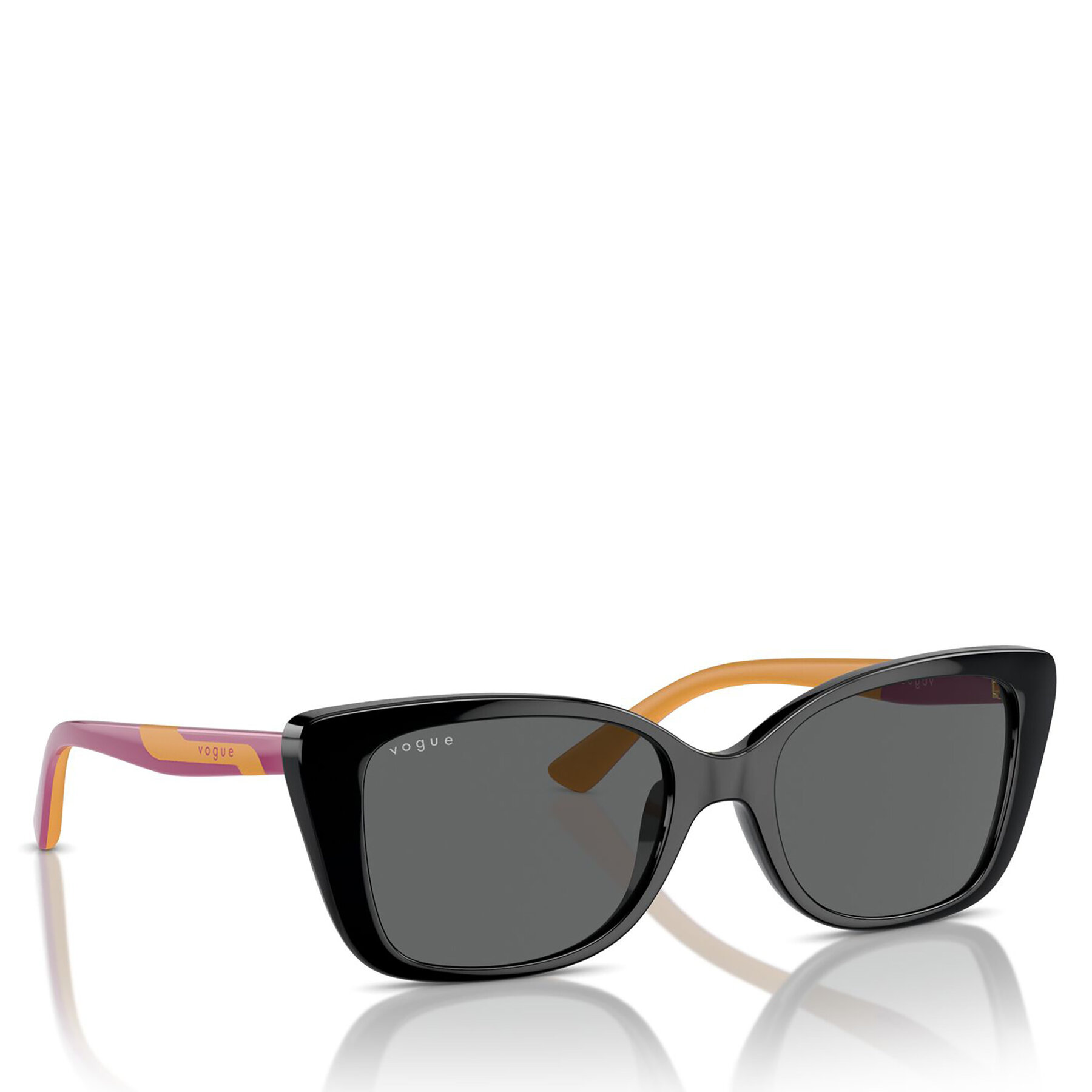 Okulary przeciwsłoneczne dziecięce Vogue, Rozmiar 48 Czarny 0VJ2022 W44/87