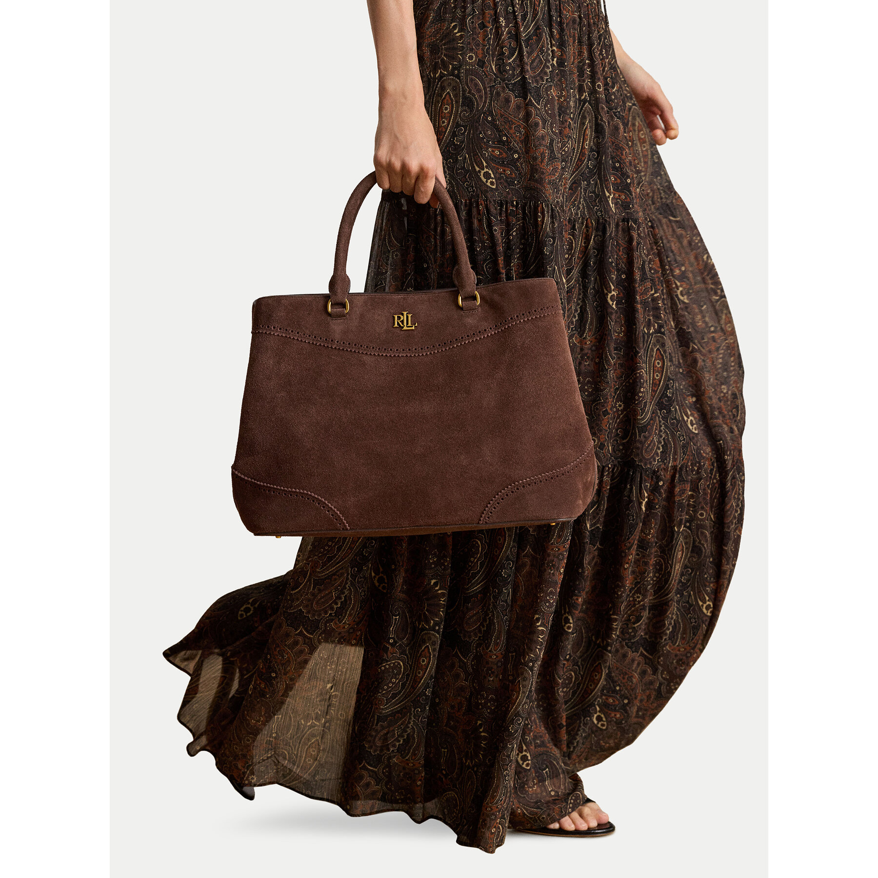 Torbica LAUREN RALPH LAUREN 431P15645002 Smeđa