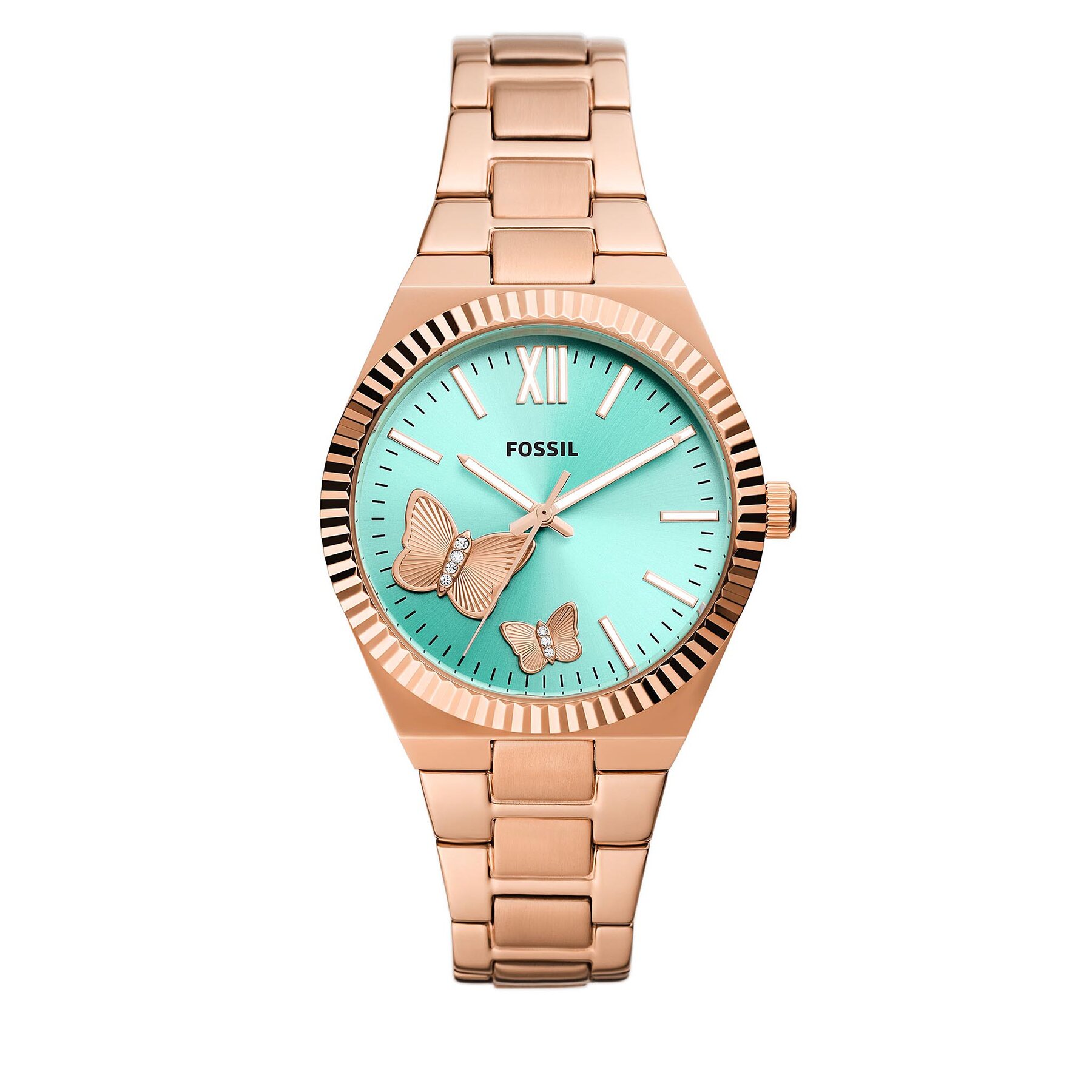 

Годинник Fossil Scarlette ES5277 Gold/Blue, Золотий