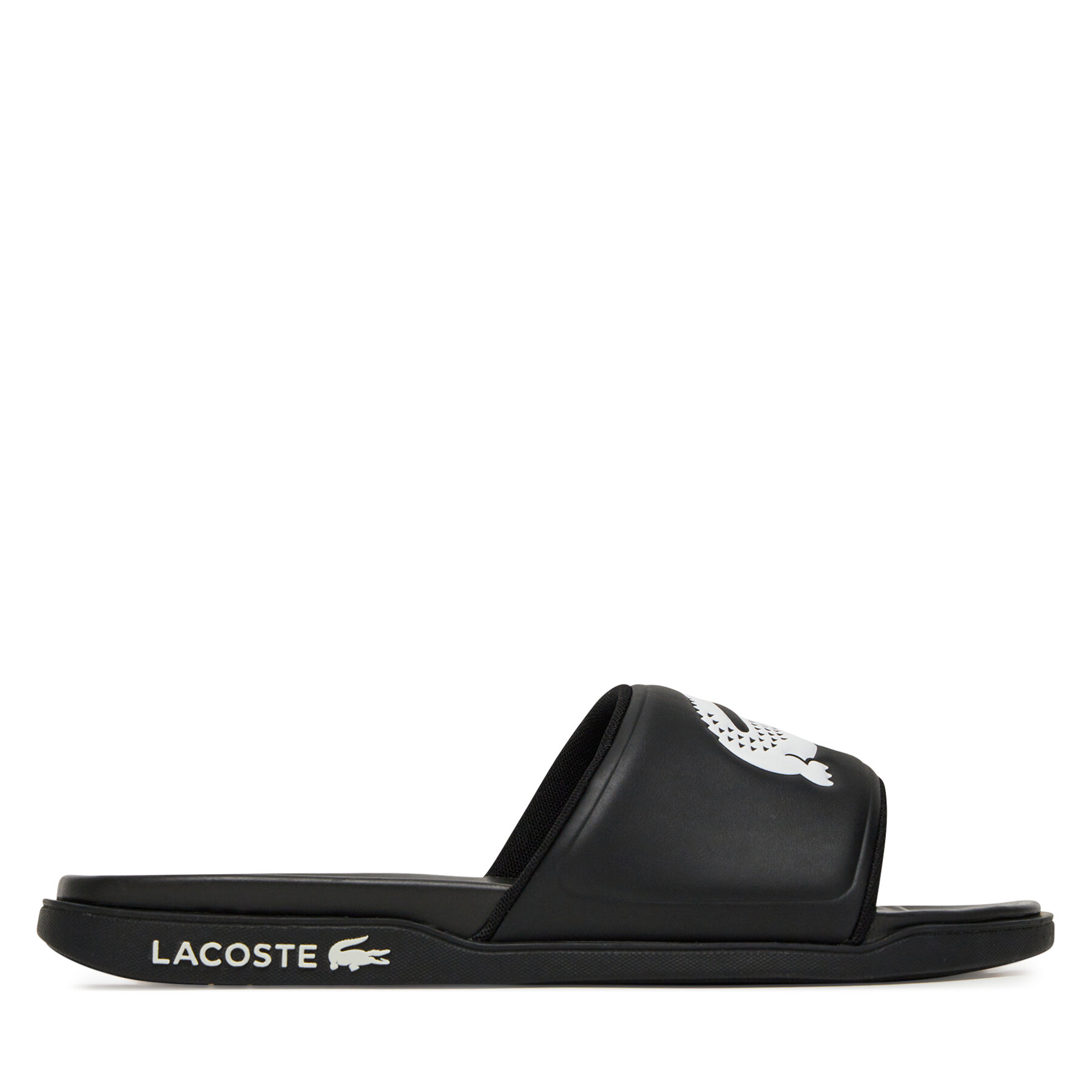 Herren Pantoletten Lacoste, Schuhgröße 46, Schwarz, 7-49CMA0038