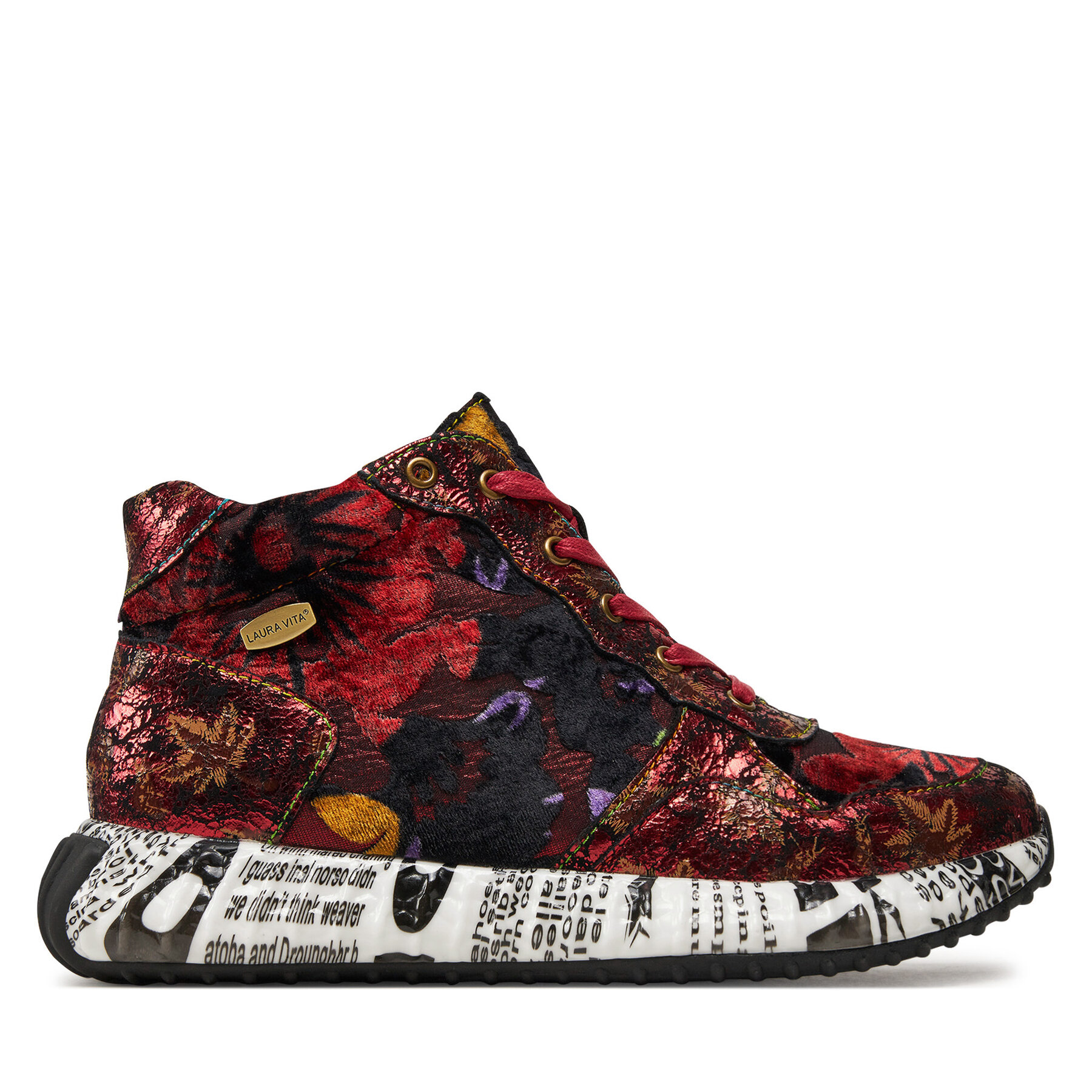 Zapatillas Laura Vita Burton 15 Rojo
