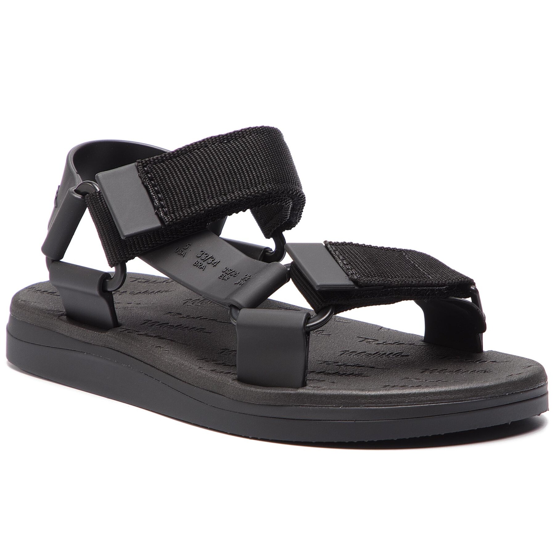 Sandale Melissa Papete + Rider Ad 32537 Black 01003 01003 imagine super redus 2022
