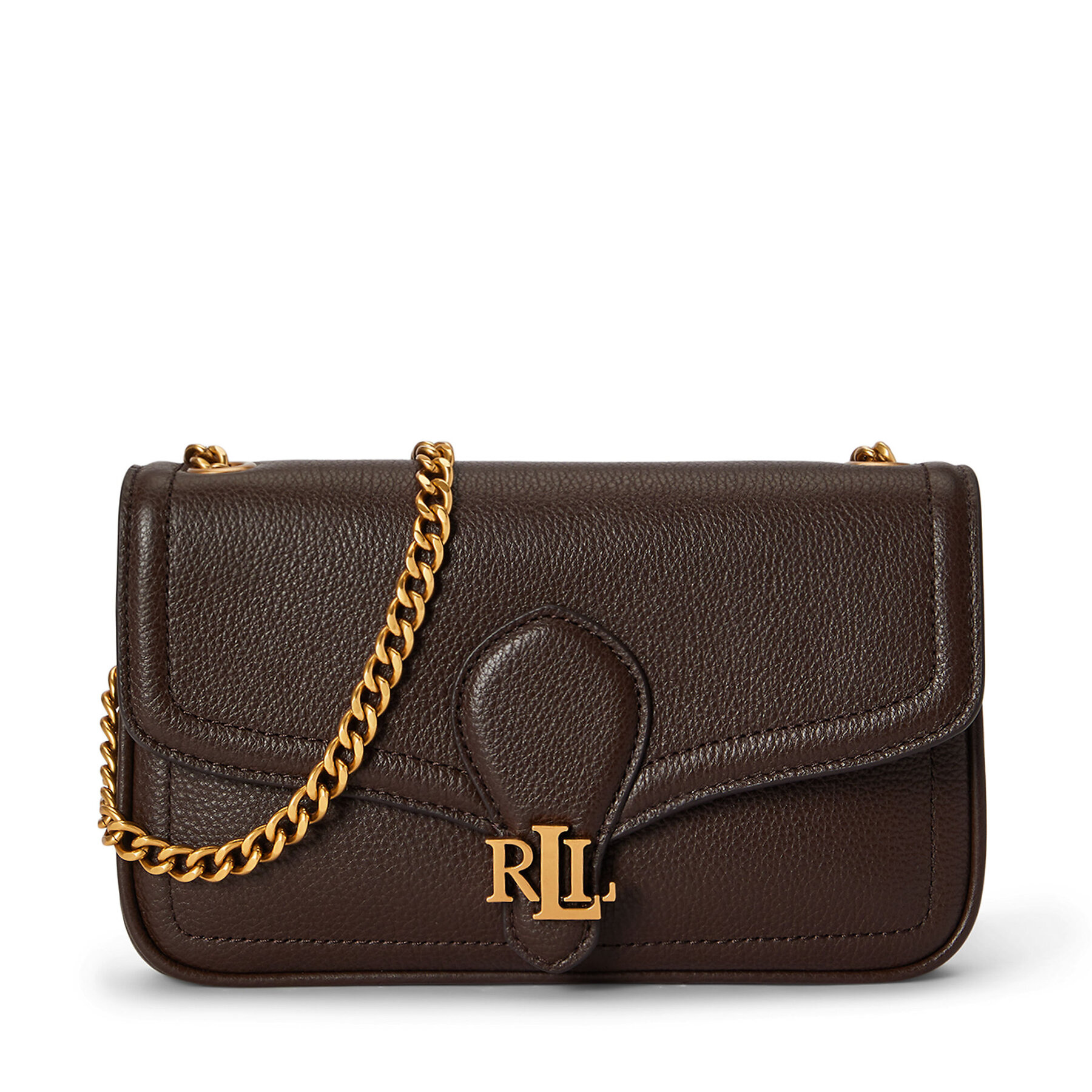 Τσάντα LAUREN RALPH LAUREN 432977374012 Σκούρο καφέ