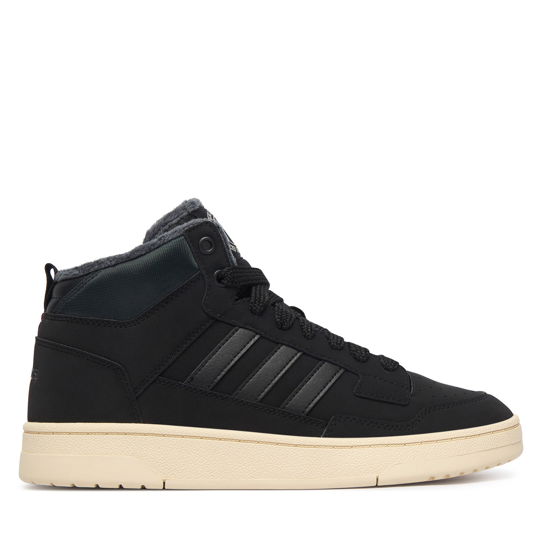 Superge adidas Rapid Court Mid Winterized Shoes JR1026 Črna