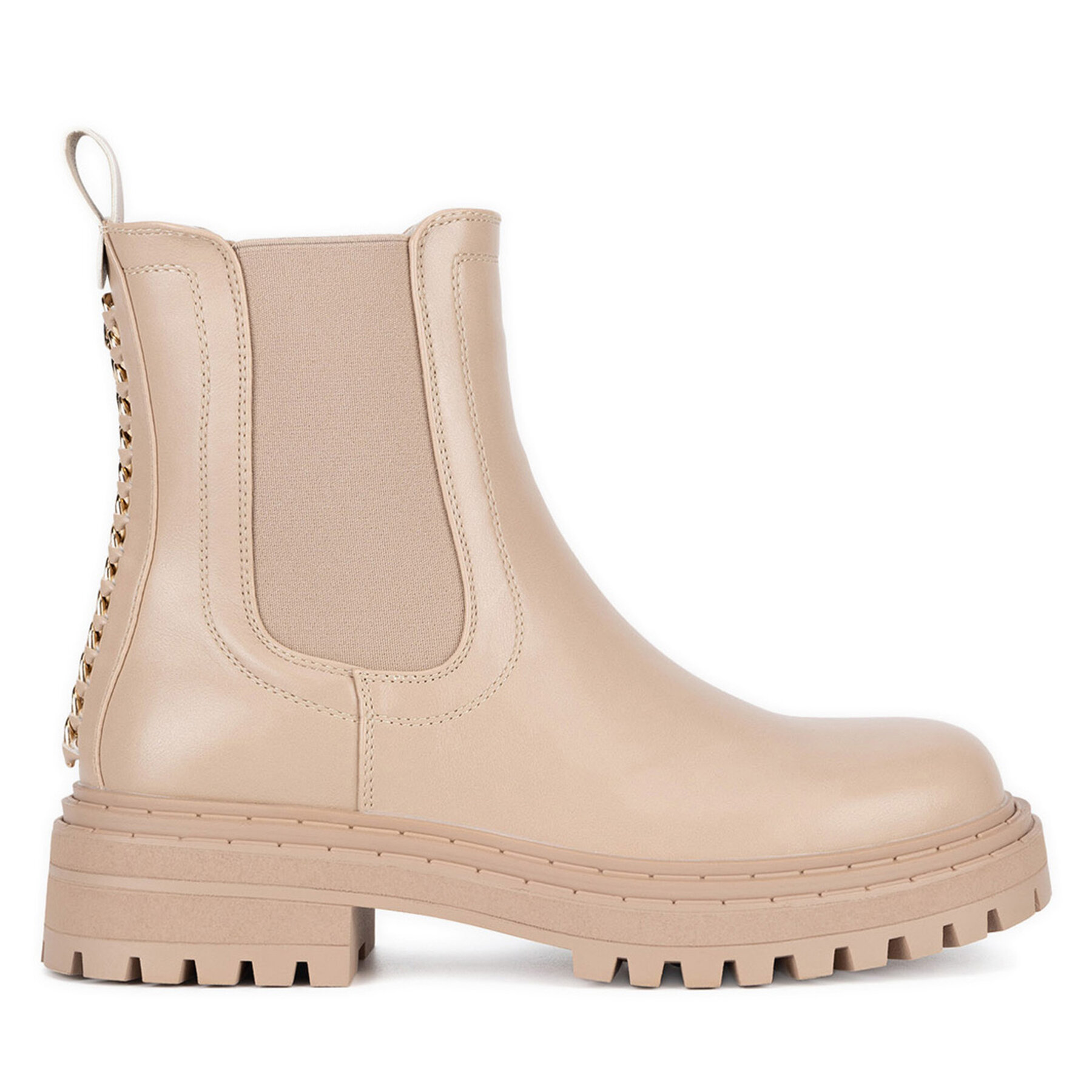 Боти тип челси Jenny Fairy HY60208-1 Бежов