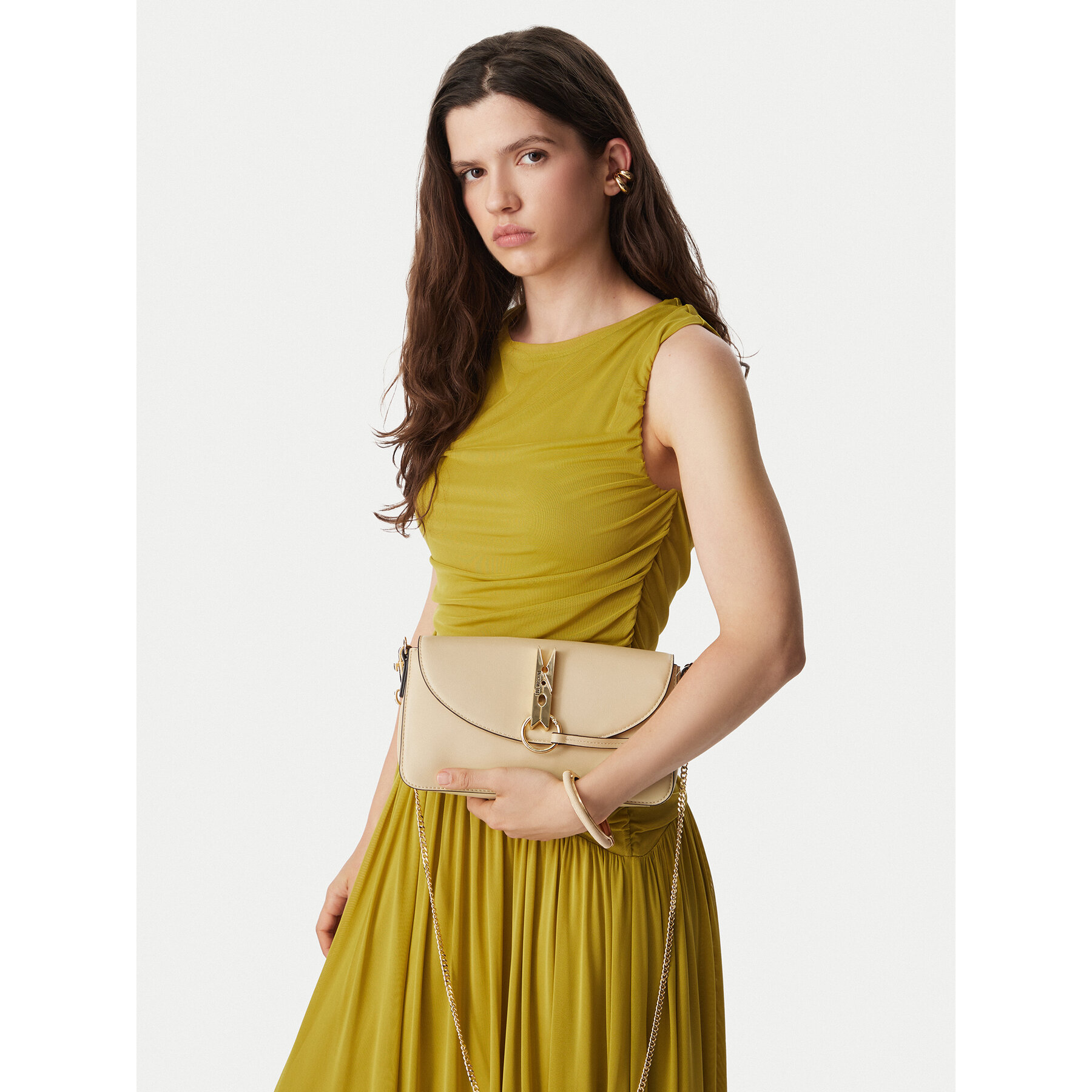 Ročna torba LOVE MOSCHINO JC4020PP1PLI0129 Bež