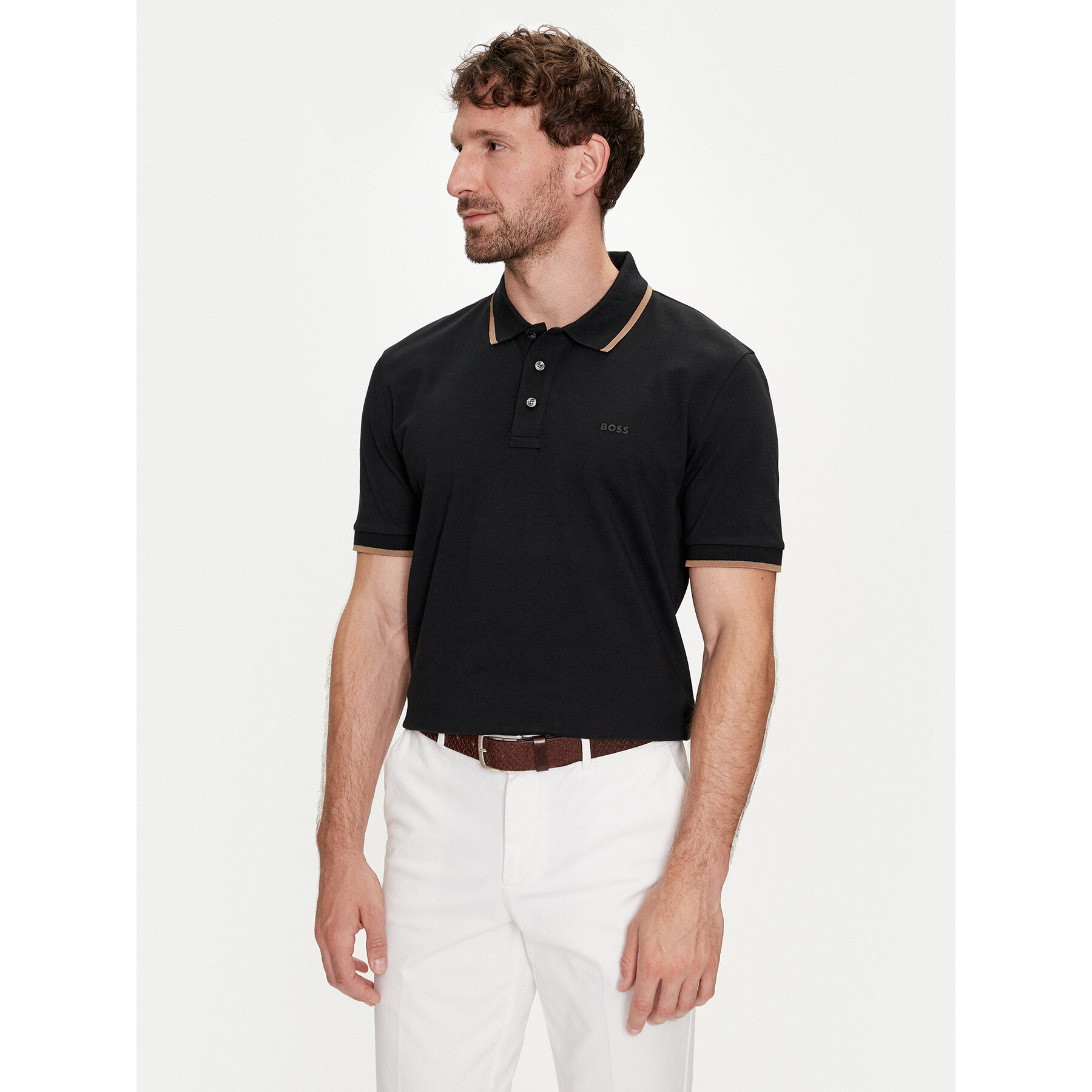 Boss Polo Parlay 190 50494697 Crna Regular Fit