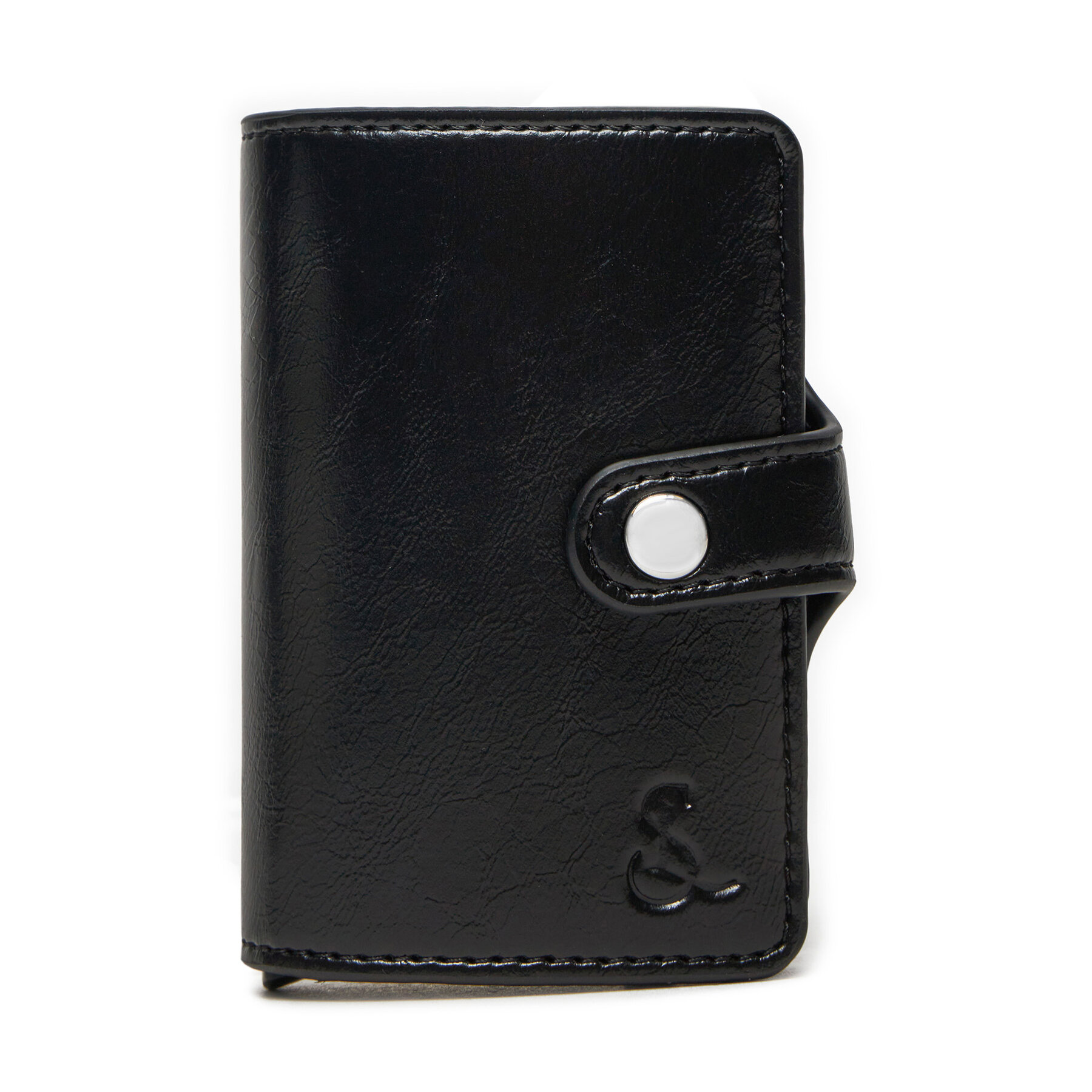 Custodie per carte di credito Semi Line P8296-2 Nero