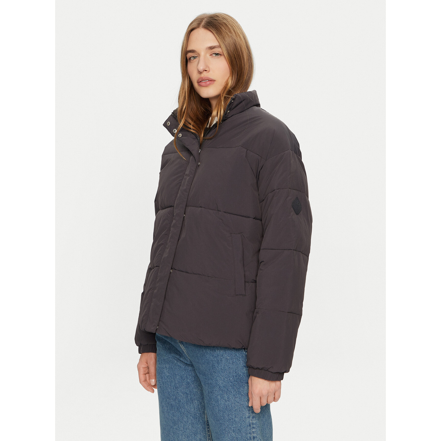 Roxy Winterjacke Sweetest Road ERJJK03619 Schwarz Boxy Fit